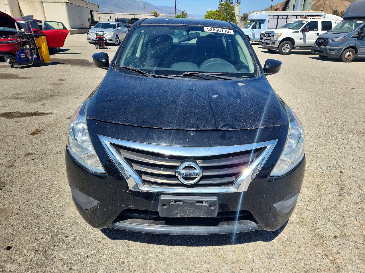 2015 Nissan Versa 1.6 Sv Black vin: 3N1CN7AP9FL943358