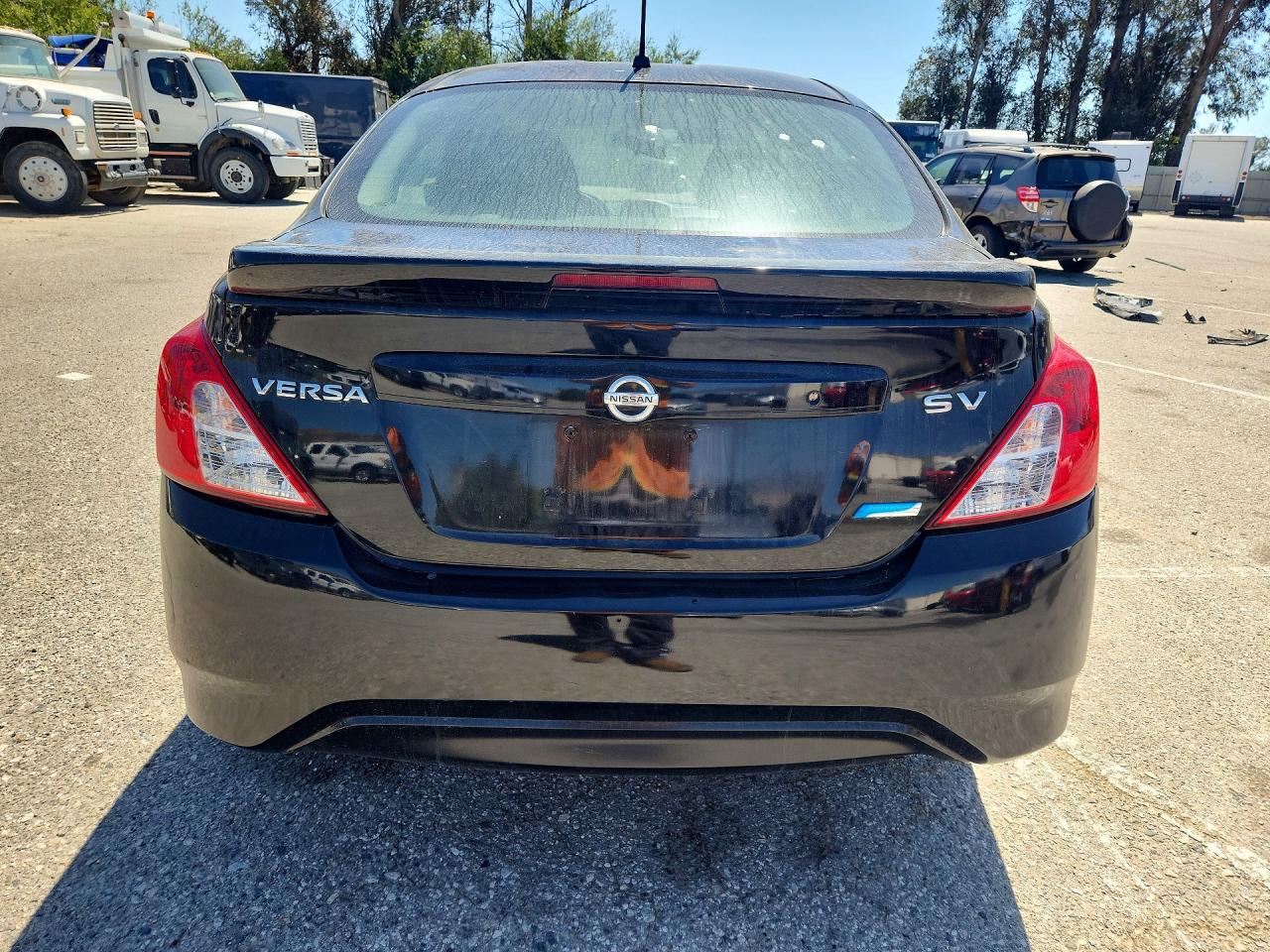 2015 Nissan Versa 1.6 Sv Black vin: 3N1CN7AP9FL943358