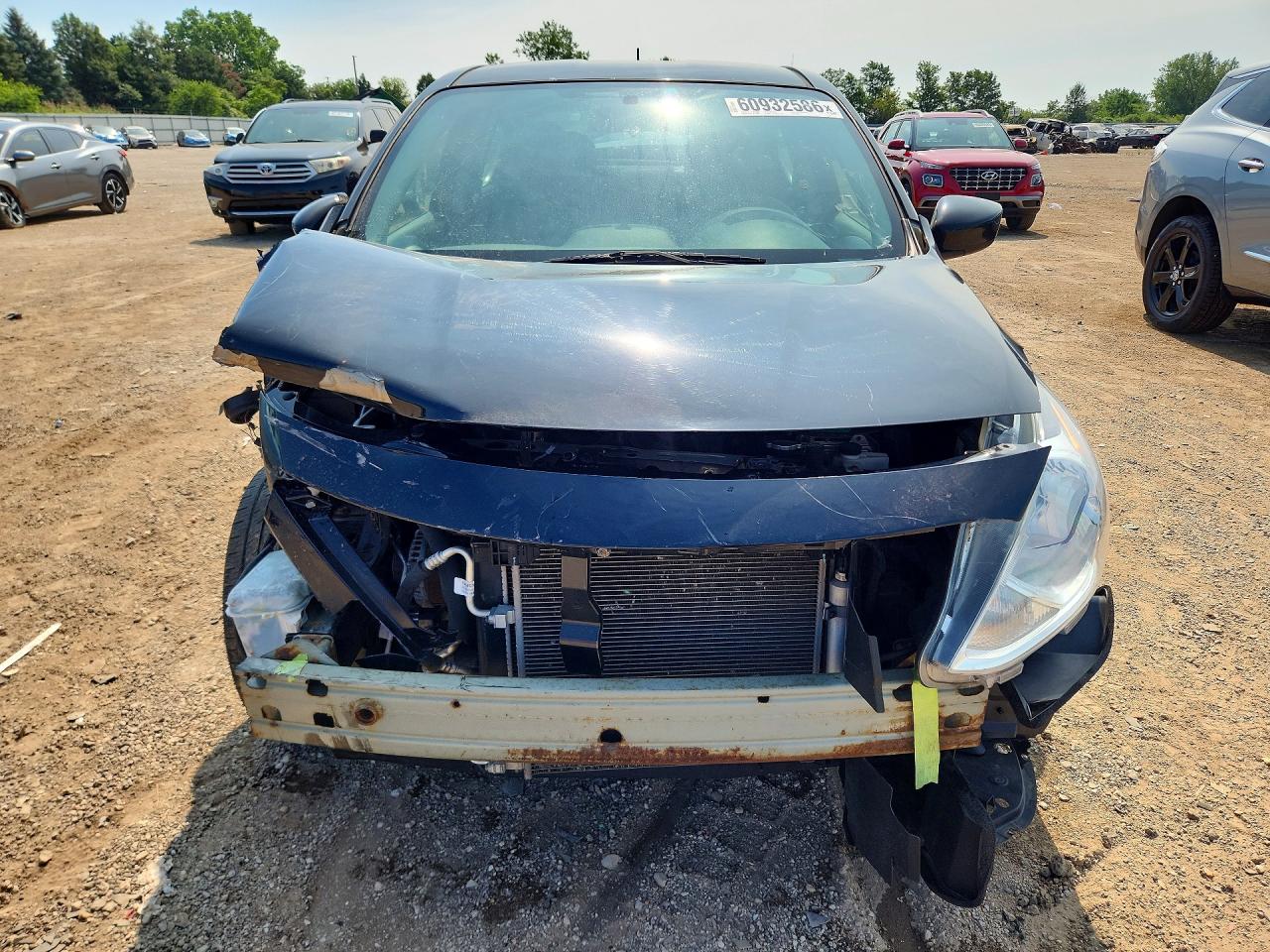 2016 Nissan Versa 1.6 Sv Black vin: 3N1CN7AP9GL839521