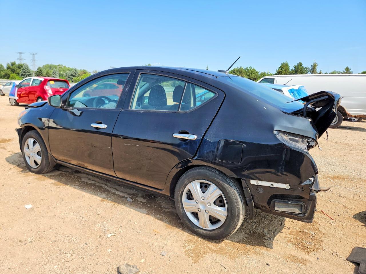 2016 Nissan Versa 1.6 Sv Black vin: 3N1CN7AP9GL839521