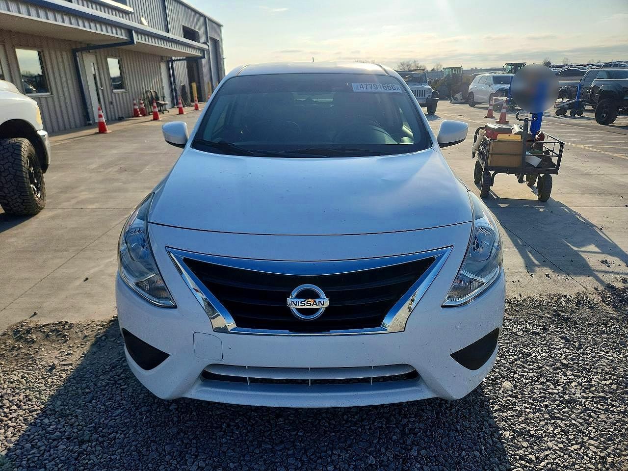 2016 Nissan Versa 1.6 Sv White vin: 3N1CN7AP9GL849451