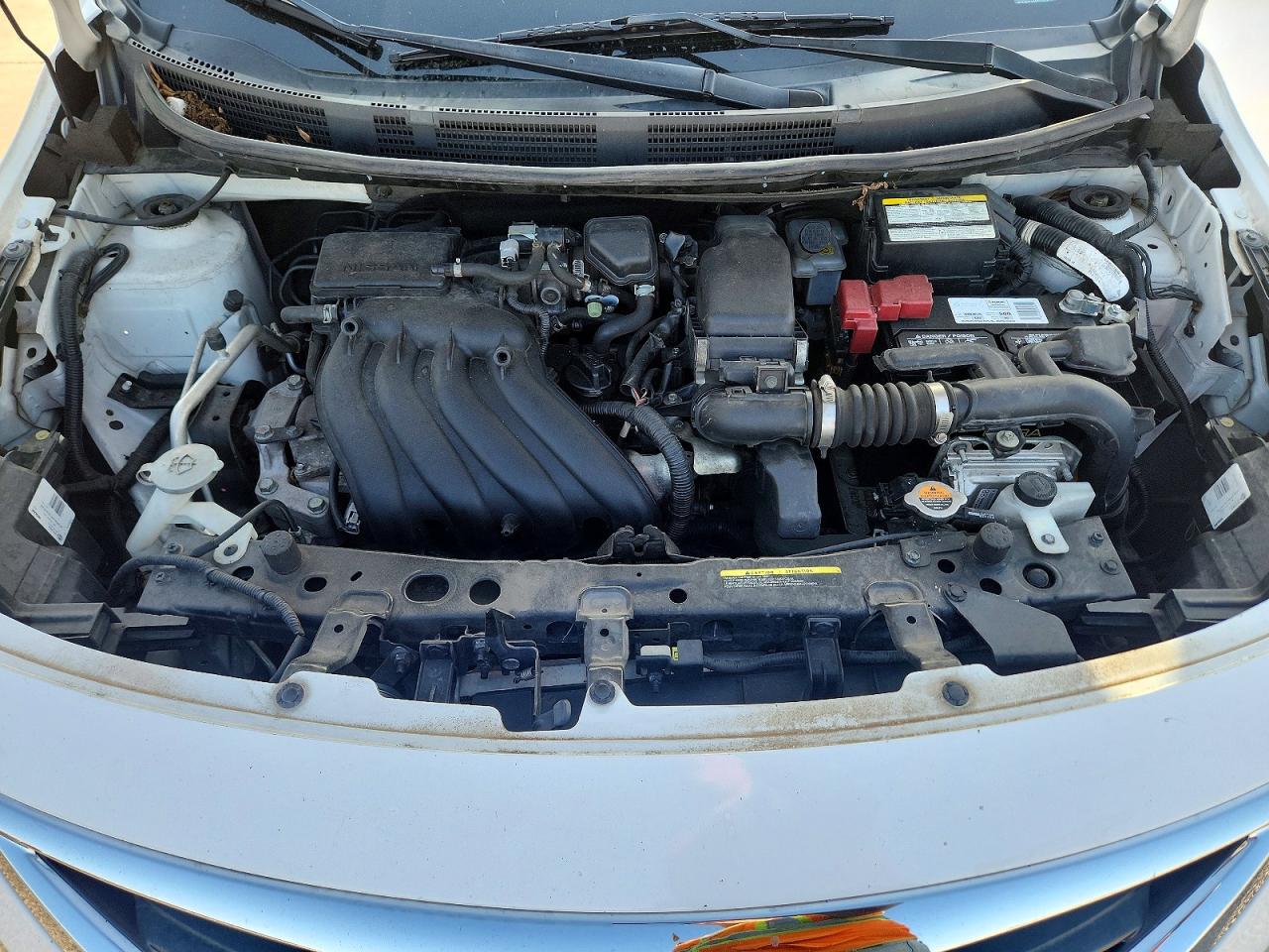 2016 Nissan Versa 1.6 Sv White vin: 3N1CN7AP9GL849451