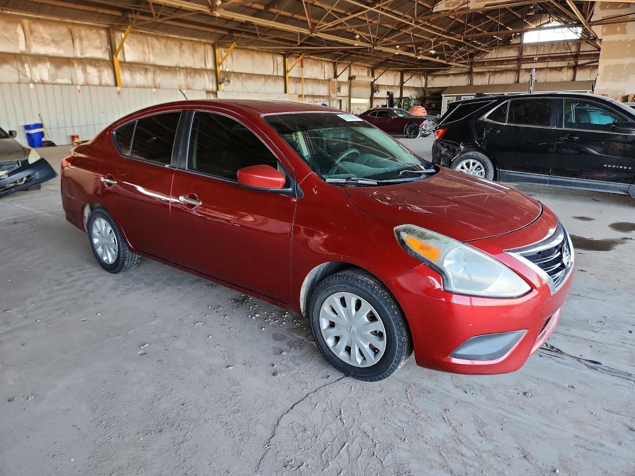 2016 Nissan Versa 1.6 Sv Maroon vin: 3N1CN7AP9GL853063