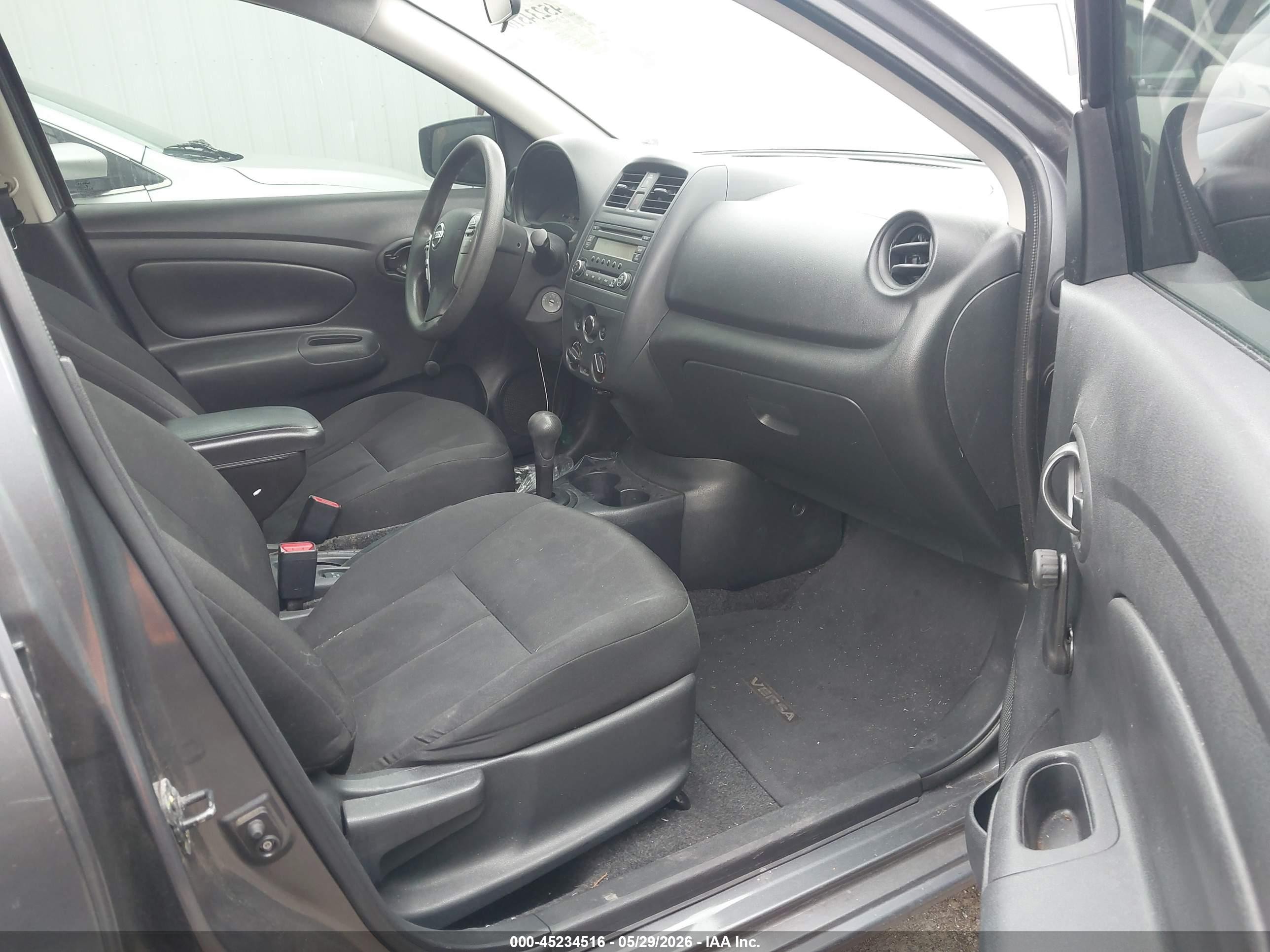2016 Nissan Versa 1.6 S+ Gray vin: 3N1CN7AP9GL890226