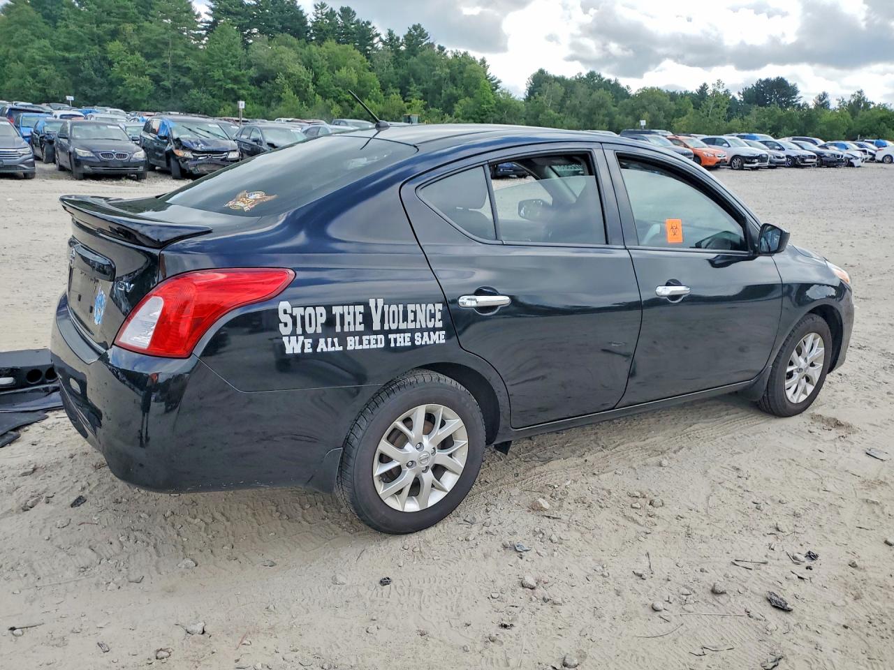 2016 Nissan Versa 1.6 Sv Black vin: 3N1CN7AP9GL915156