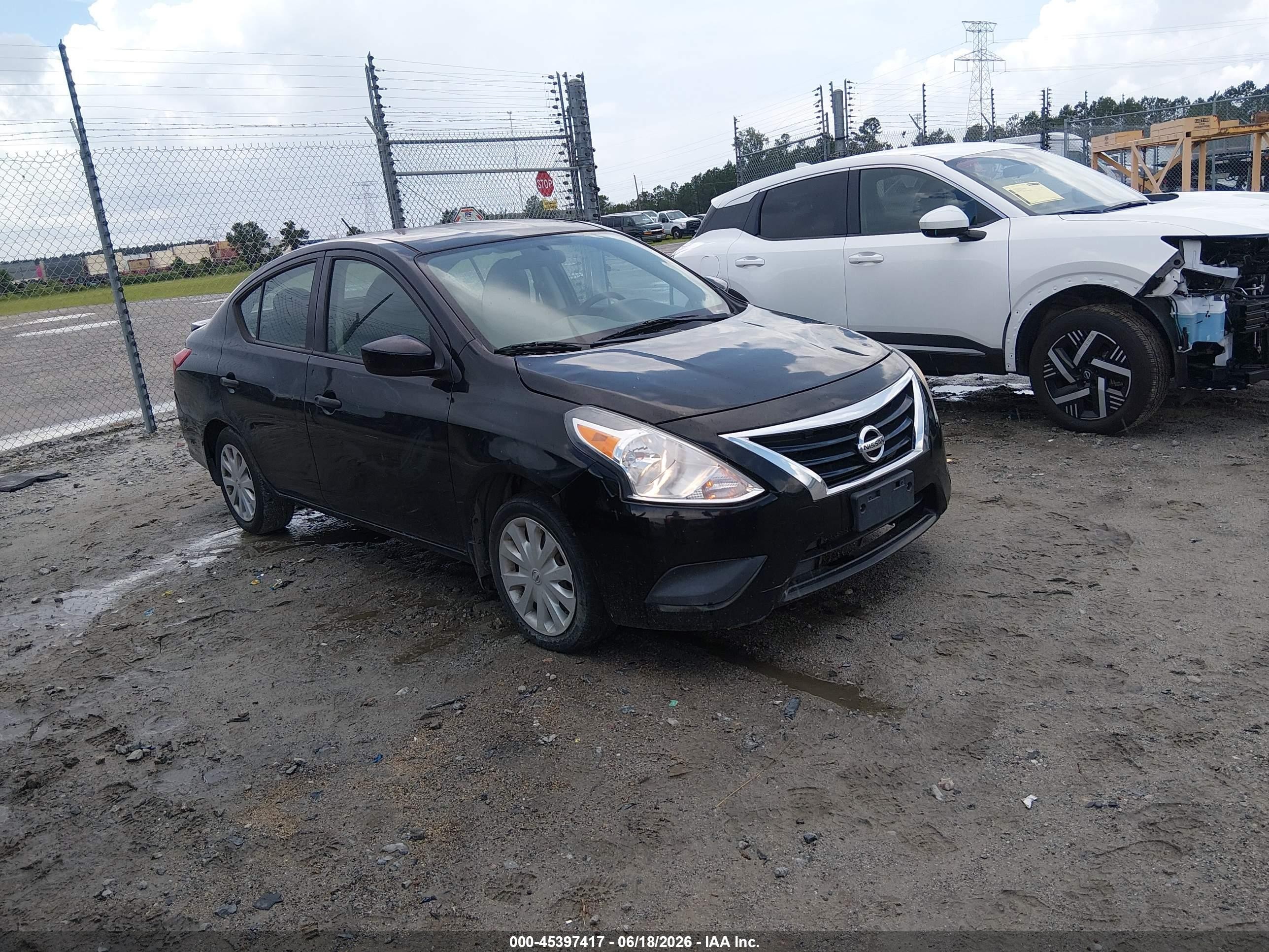 2017 Nissan Versa 1.6 S+ Black vin: 3N1CN7AP9HL805743