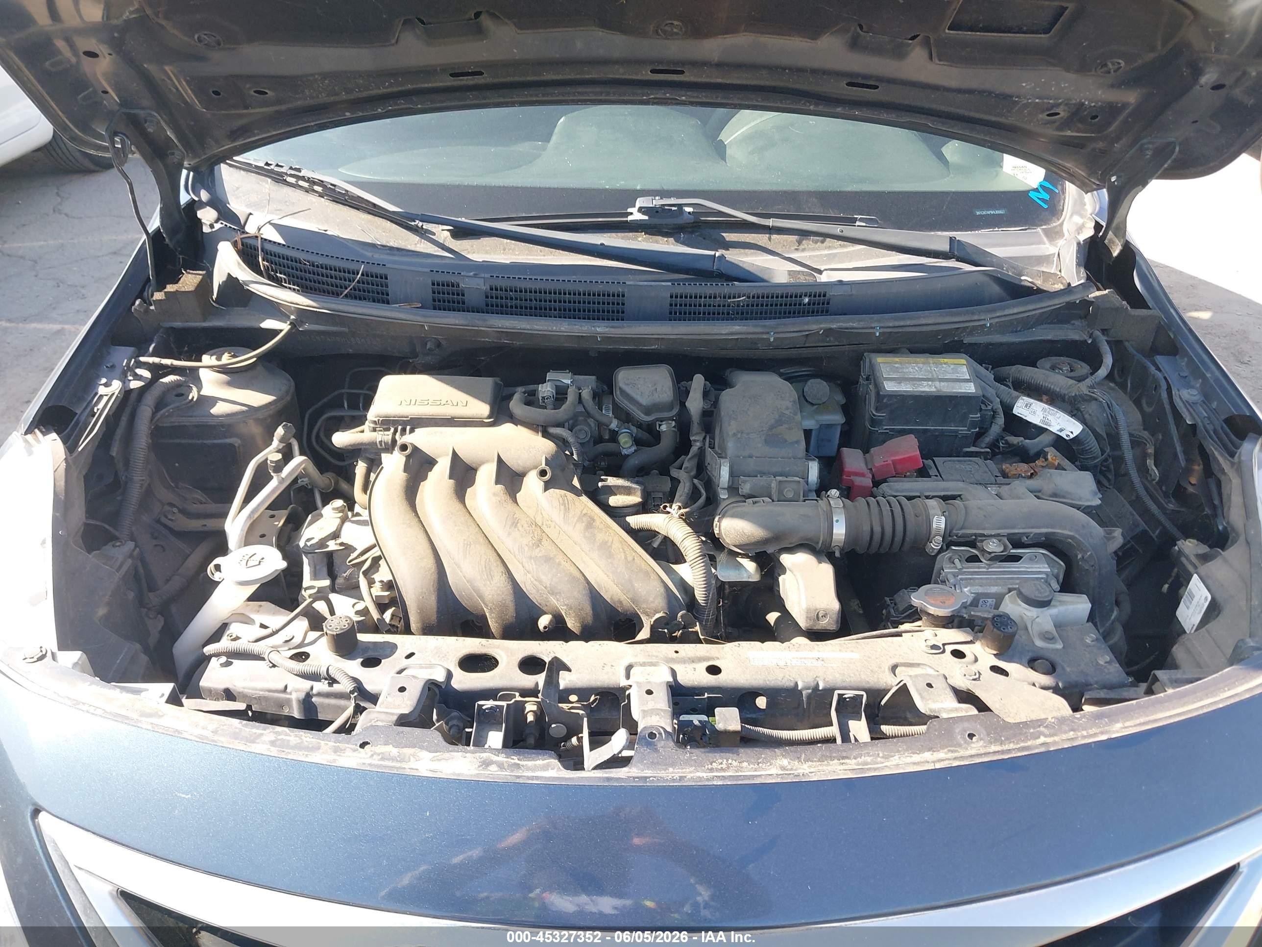 2017 Nissan Versa 1.6 Sv Синий vin: 3N1CN7AP9HL806827