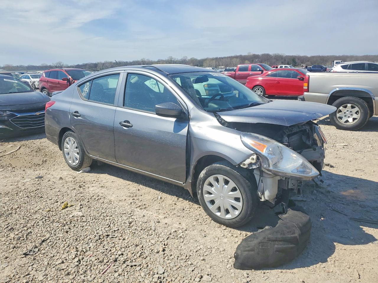 2017 Nissan Versa 1.6 S Plus Gray vin: 3N1CN7AP9HL907267