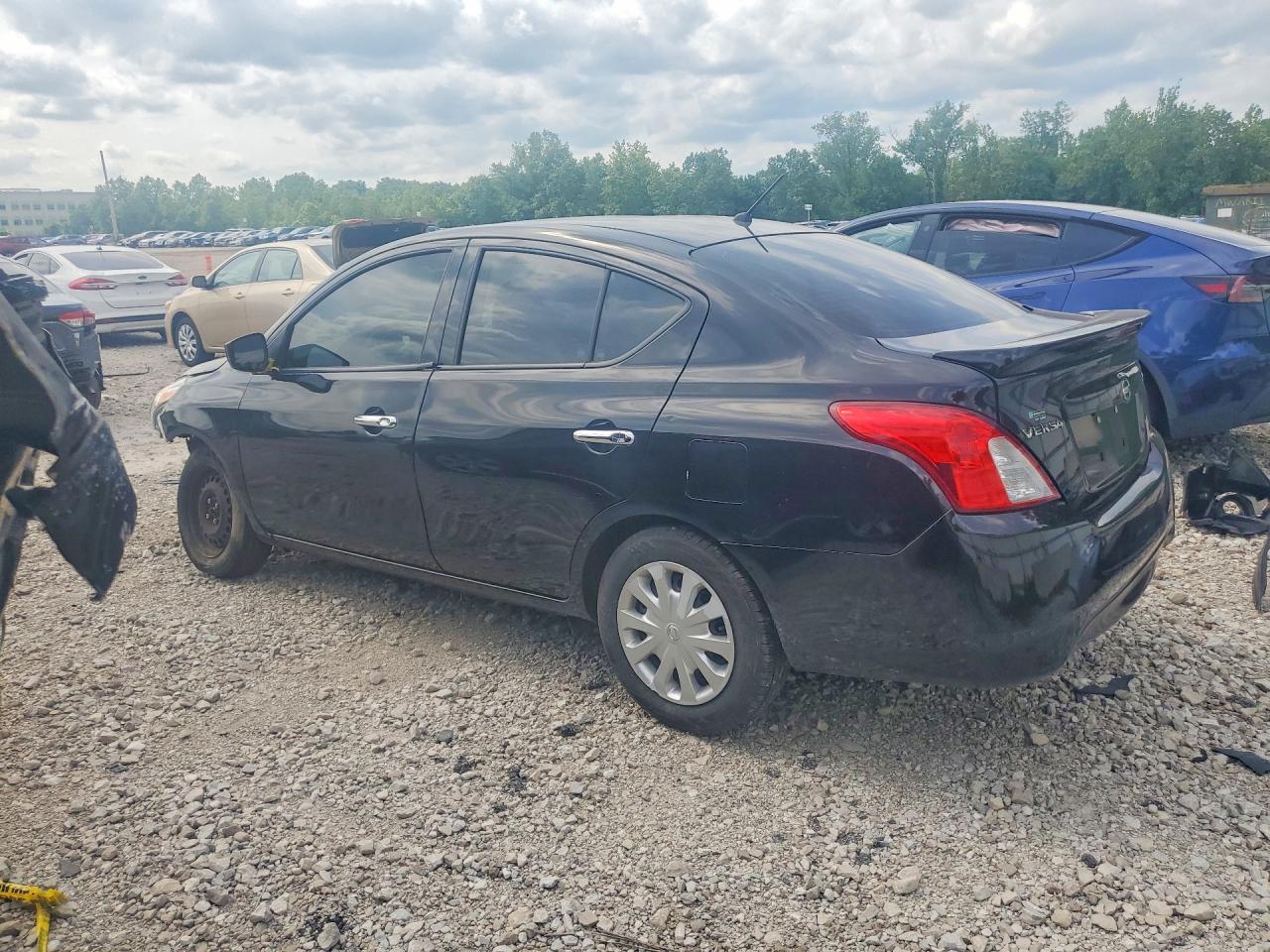 2019 Nissan Versa Sv Black vin: 3N1CN7AP9KL844906