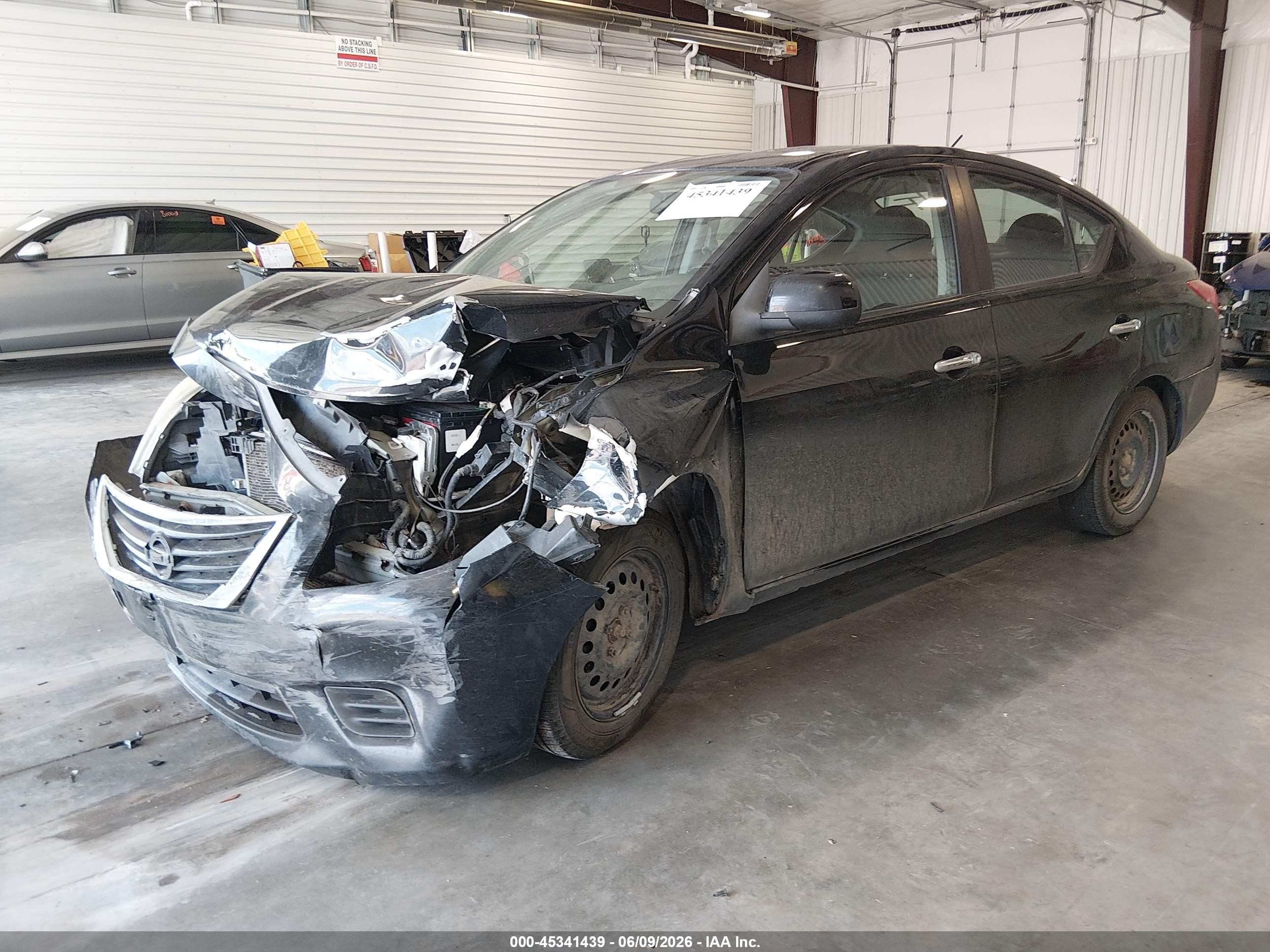 2012 Nissan Versa 1.6 Sv Gray vin: 3N1CN7APXCL824925