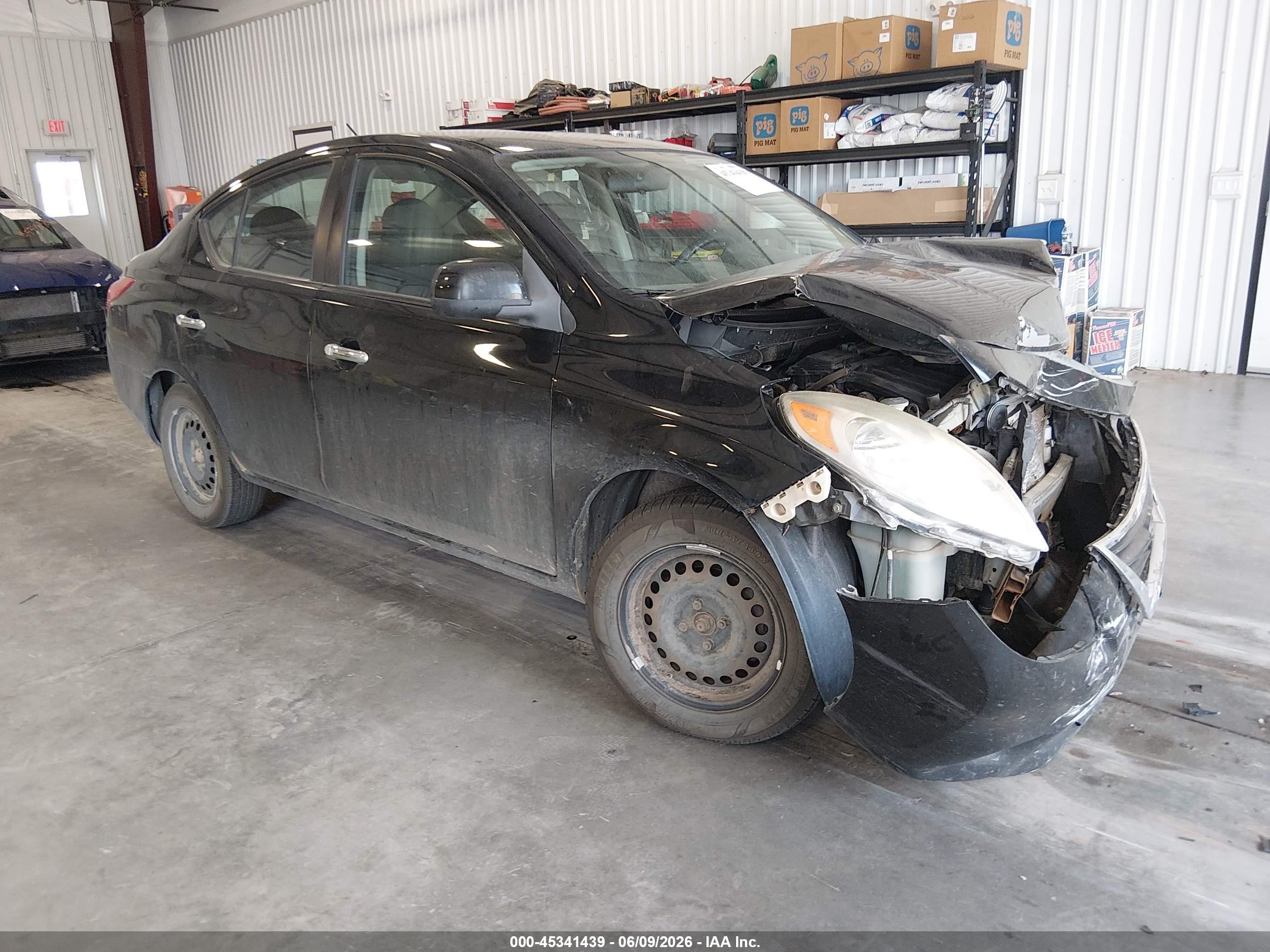 2012 Nissan Versa 1.6 Sv Gray vin: 3N1CN7APXCL824925