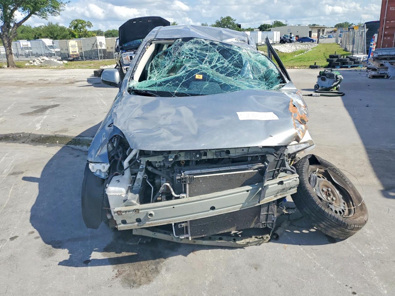 2012 Nissan Versa 1.6 S Gray vin: 3N1CN7APXCL854104