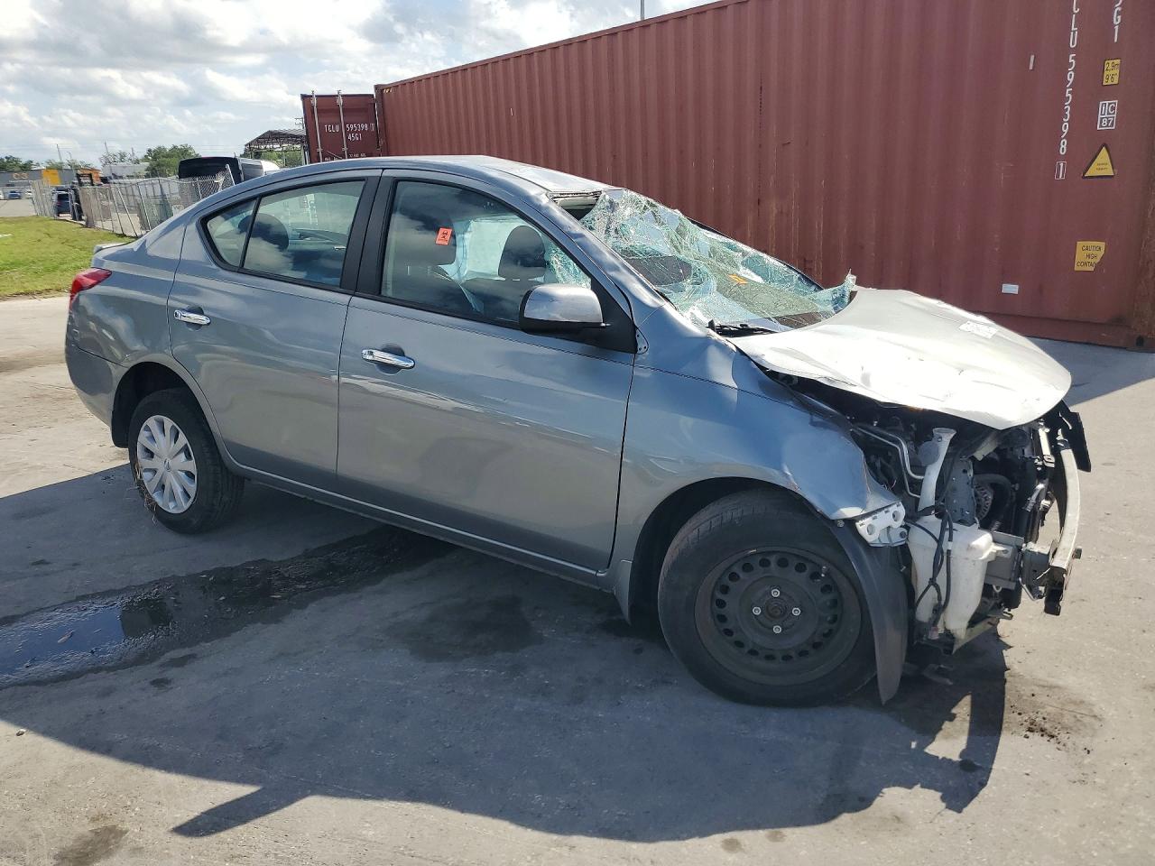 2012 Nissan Versa 1.6 S Gray vin: 3N1CN7APXCL854104