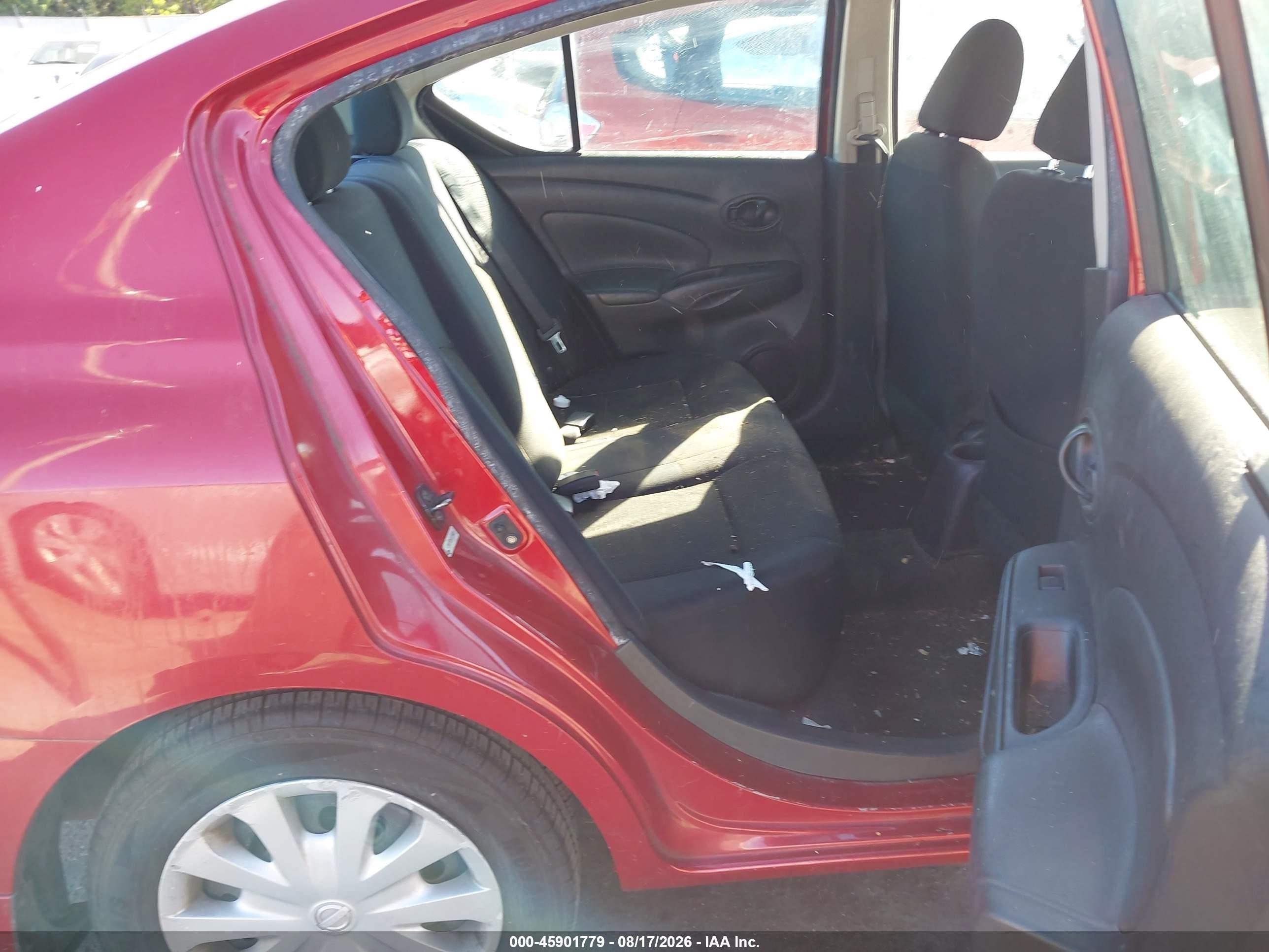2012 Nissan Versa 1.6 Sv Red vin: 3N1CN7APXCL856824