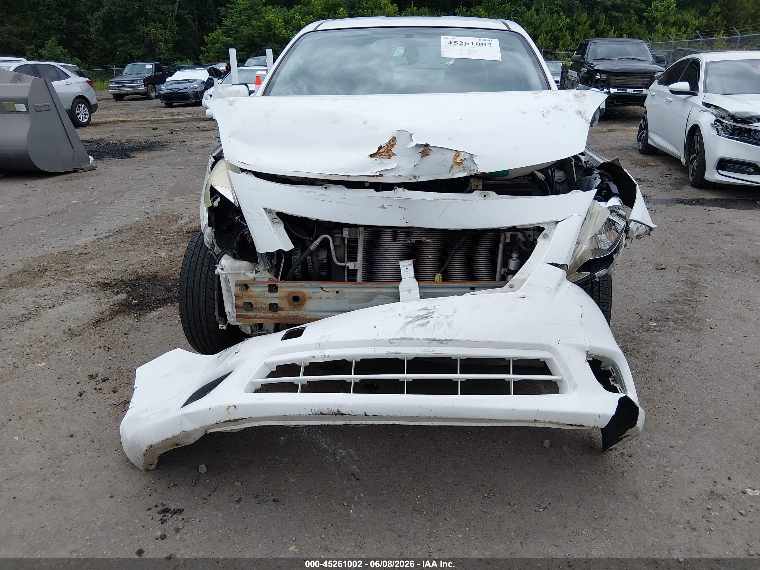 2012 Nissan Versa 1.6 Sv White vin: 3N1CN7APXCL862641