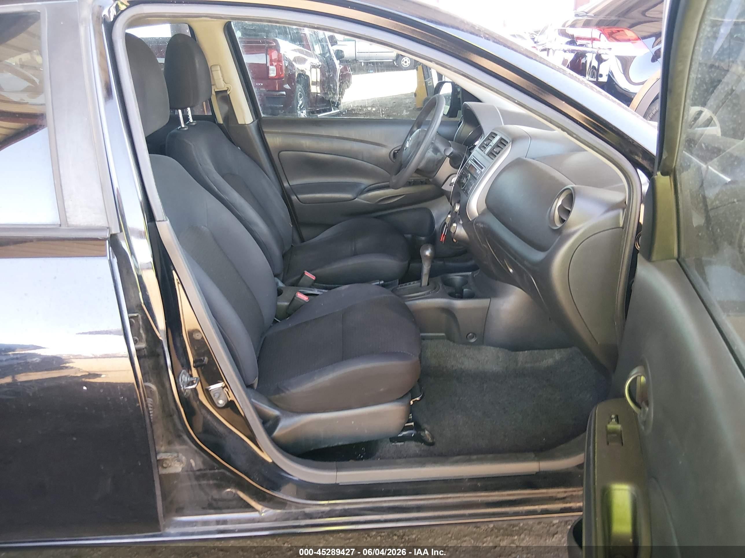 2012 Nissan Versa 1.6 Sv Black vin: 3N1CN7APXCL903205