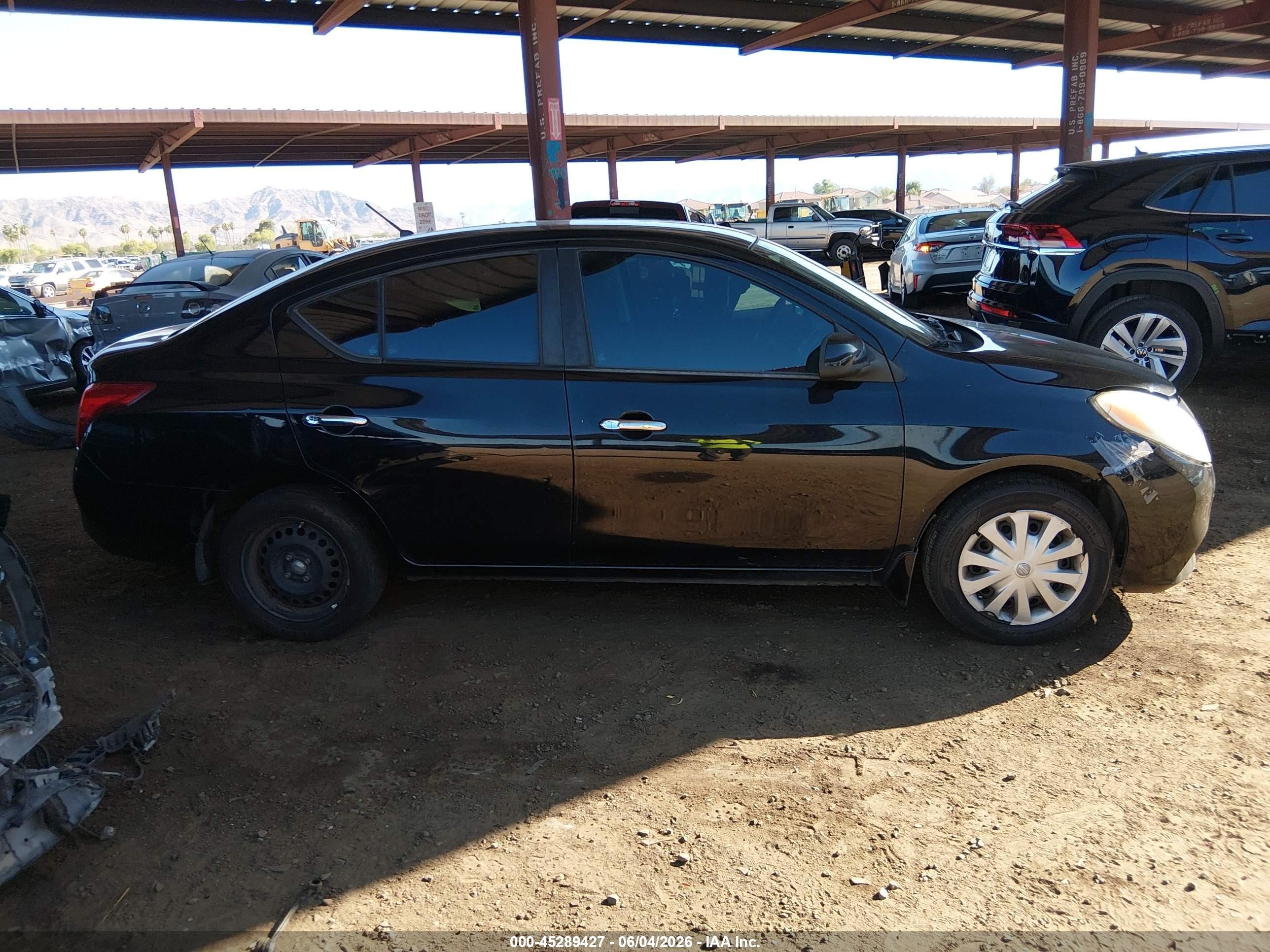 2012 Nissan Versa 1.6 Sv Black vin: 3N1CN7APXCL903205