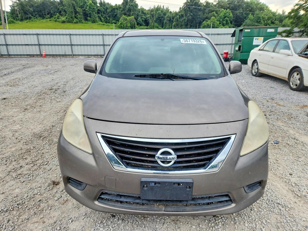 2012 Nissan Versa 1.6 S Gray vin: 3N1CN7APXCL906184