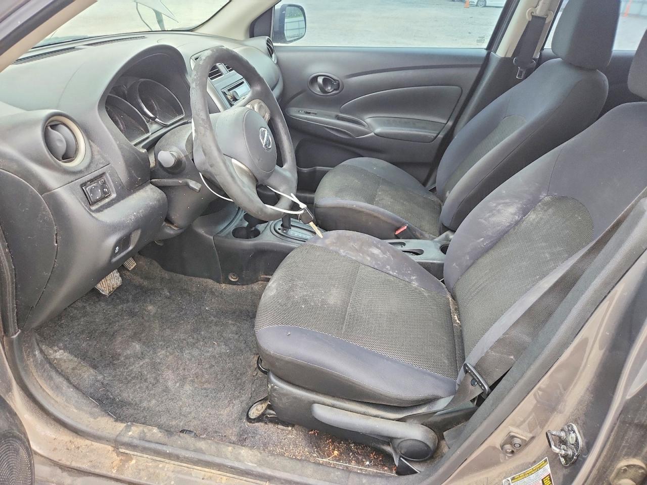 2012 Nissan Versa 1.6 S Gray vin: 3N1CN7APXCL906184