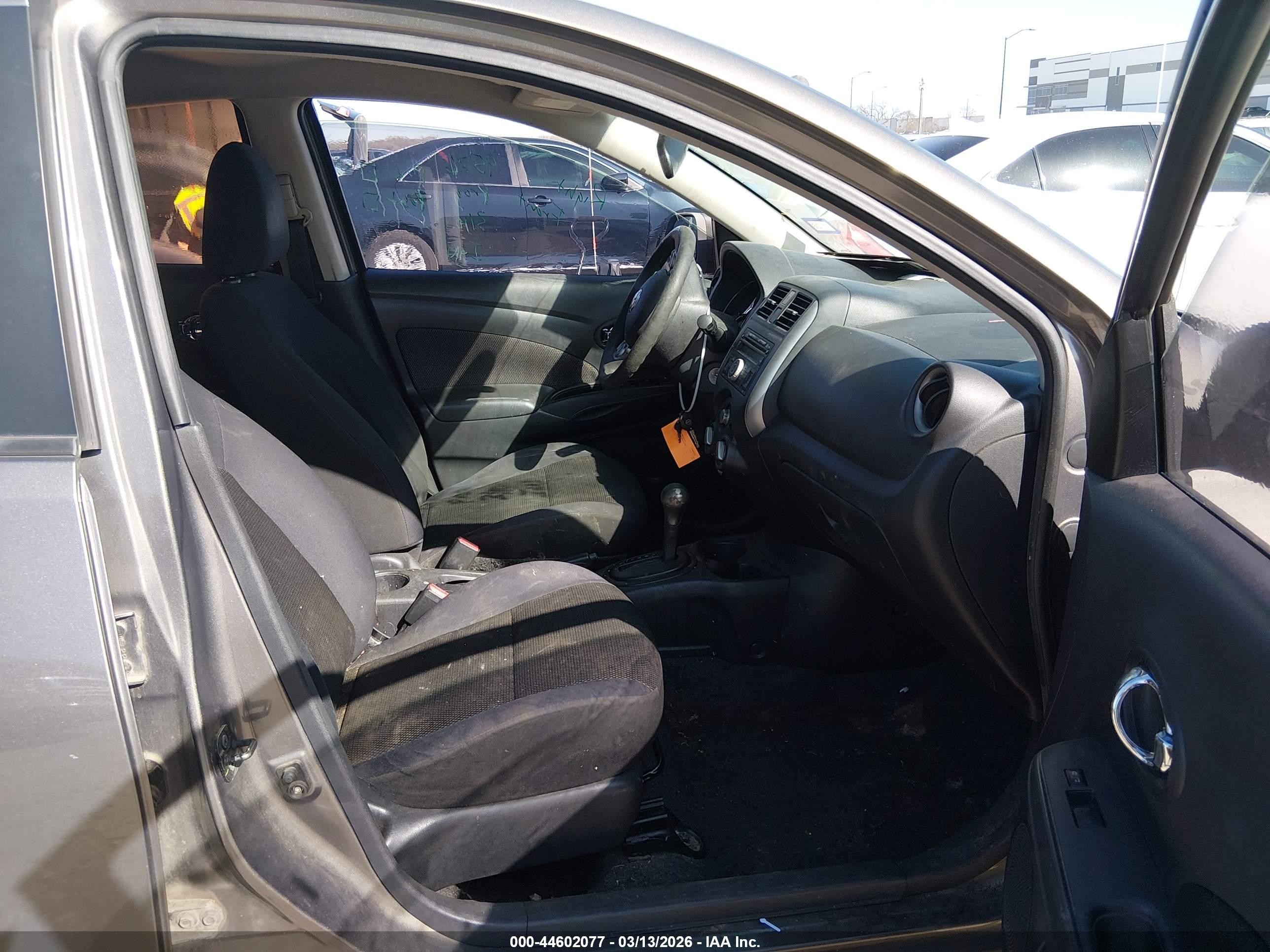 2012 Nissan Versa 1.6 Sl Gray vin: 3N1CN7APXCL907321