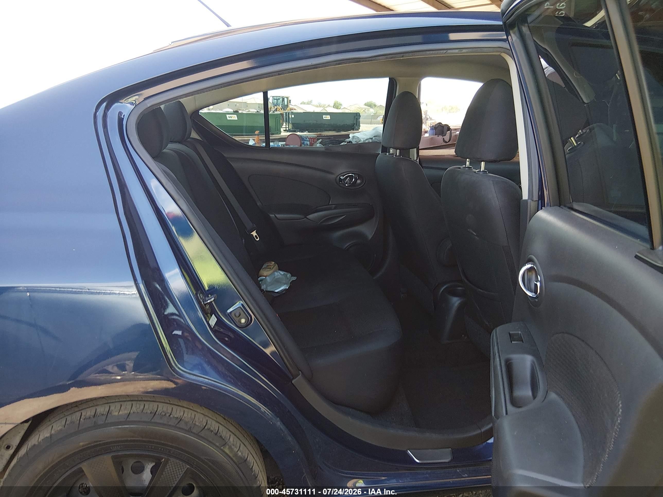 2013 Nissan Versa 1.6 Sv Blue vin: 3N1CN7APXDL834288