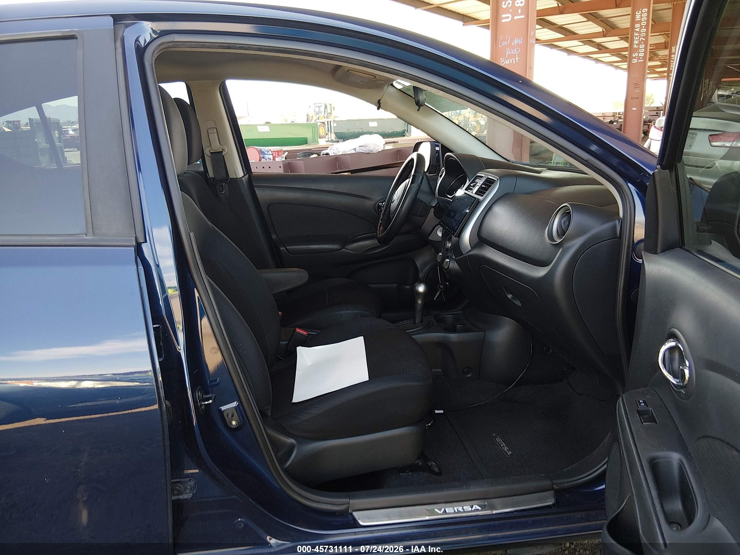 2013 Nissan Versa 1.6 Sv Blue vin: 3N1CN7APXDL834288