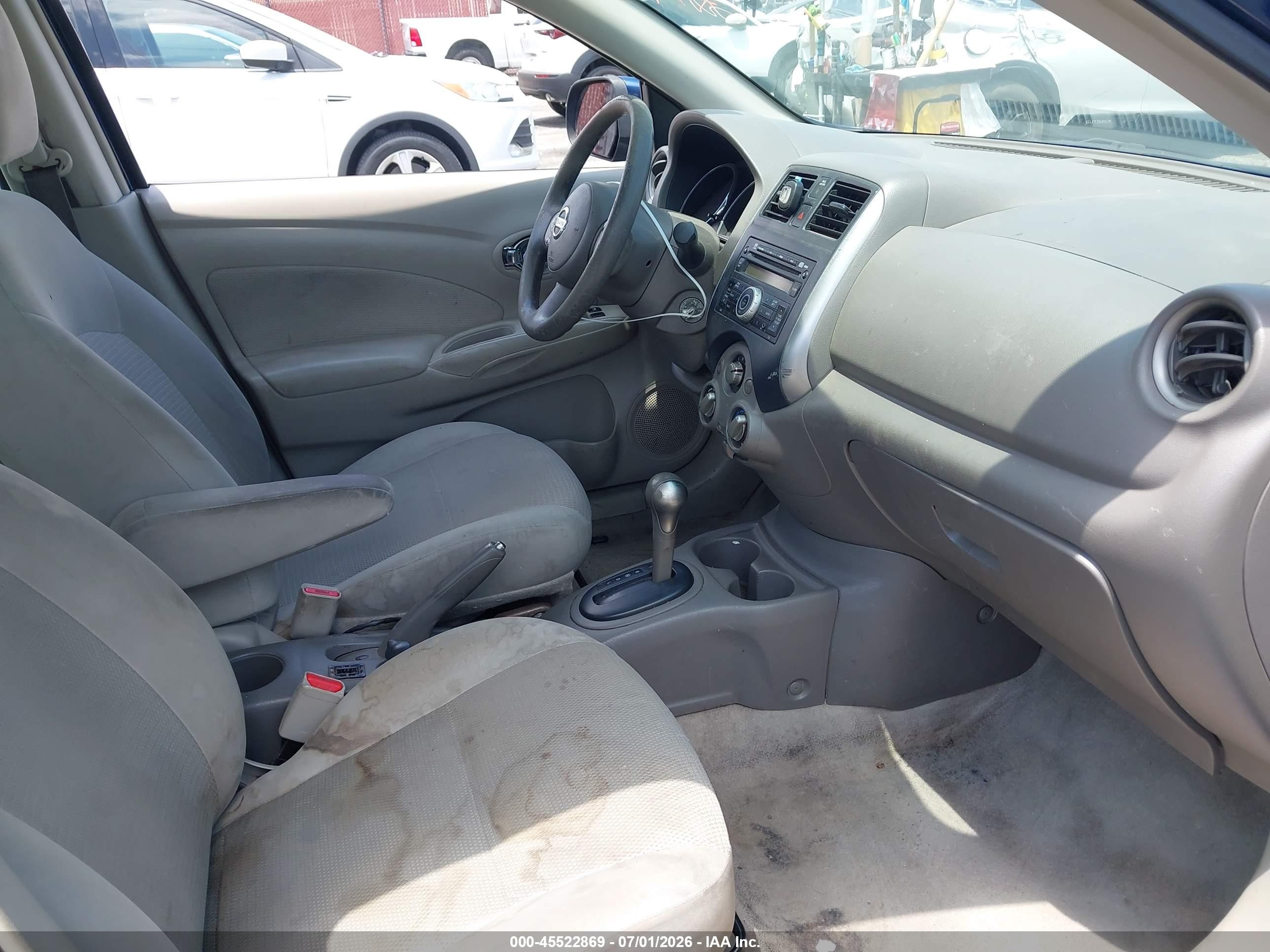 2013 Nissan Versa 1.6 Sv Blue vin: 3N1CN7APXDL838972