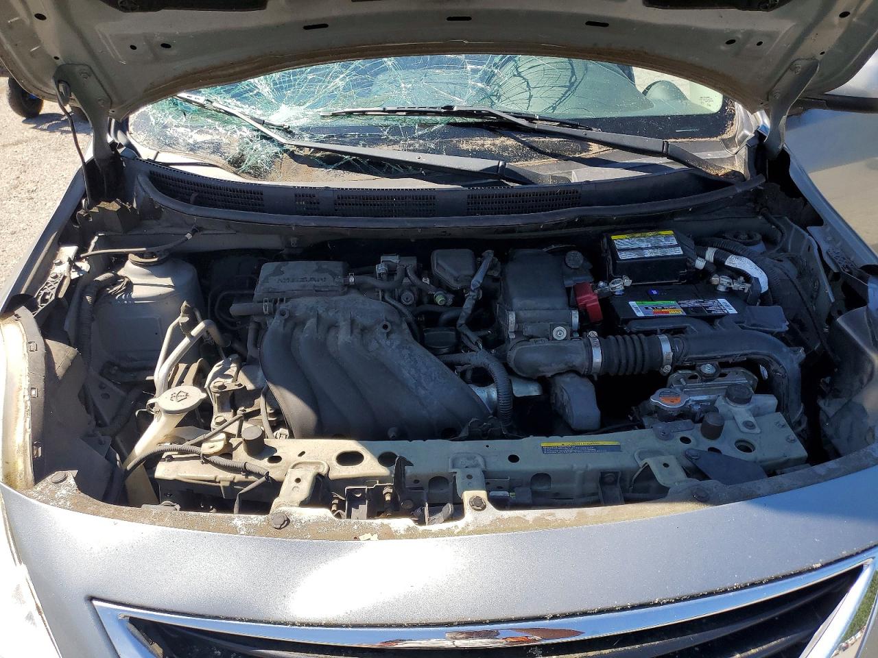 2013 Nissan Versa 1.6 S Gray vin: 3N1CN7APXDL865833