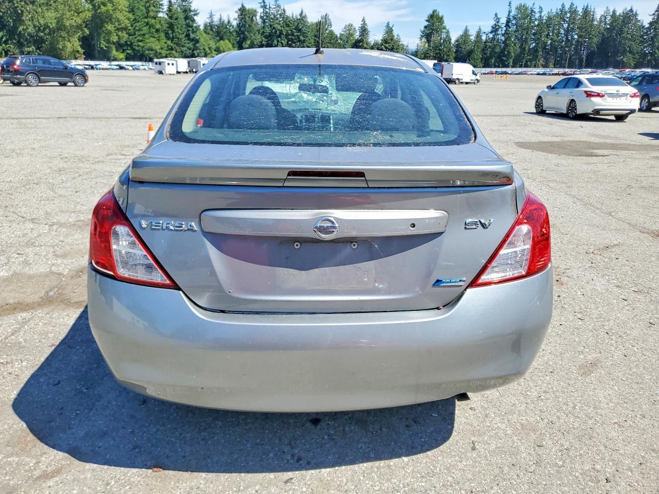 2013 Nissan Versa 1.6 S Gray vin: 3N1CN7APXDL865833