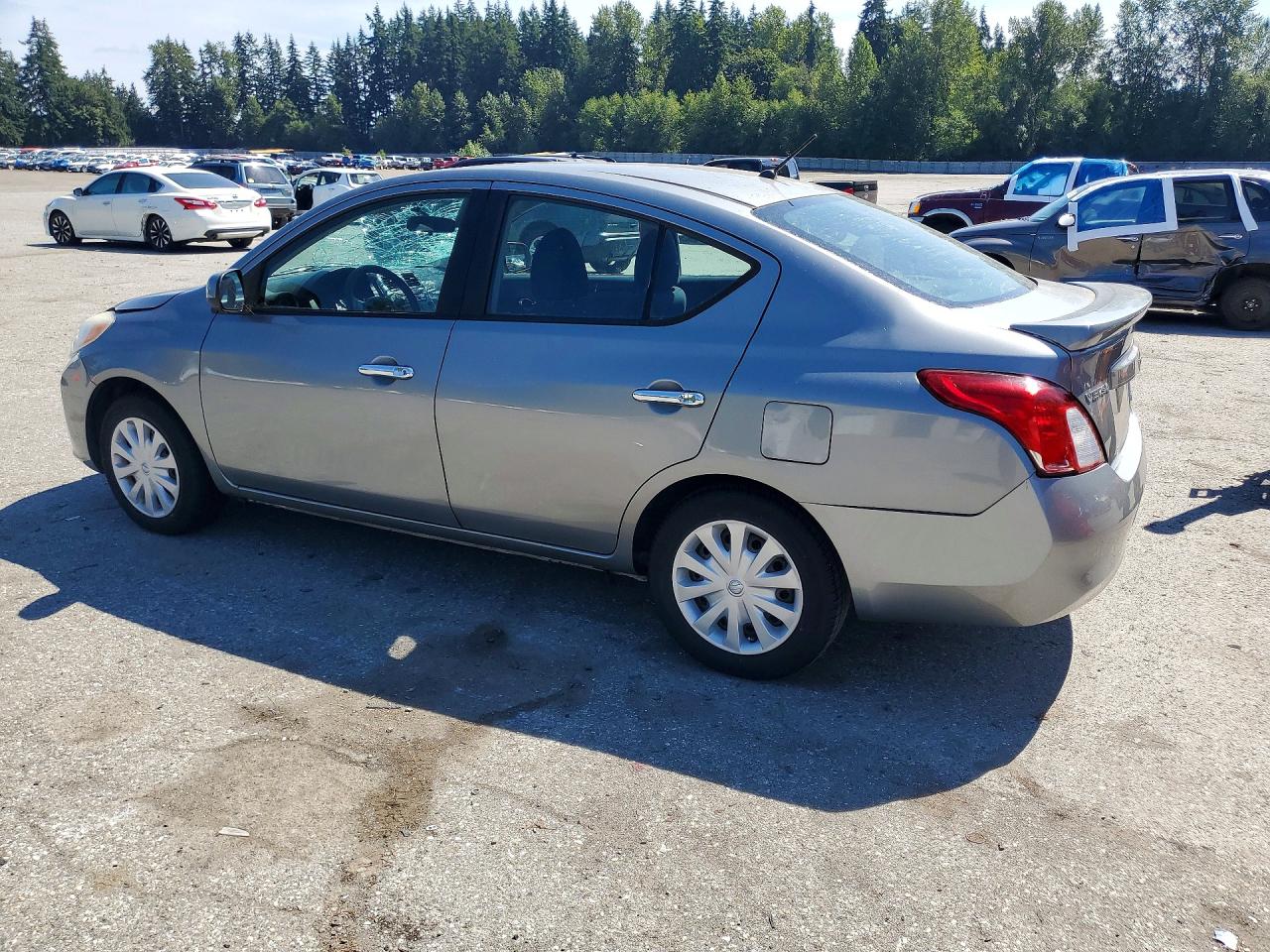 2013 Nissan Versa 1.6 S Gray vin: 3N1CN7APXDL865833