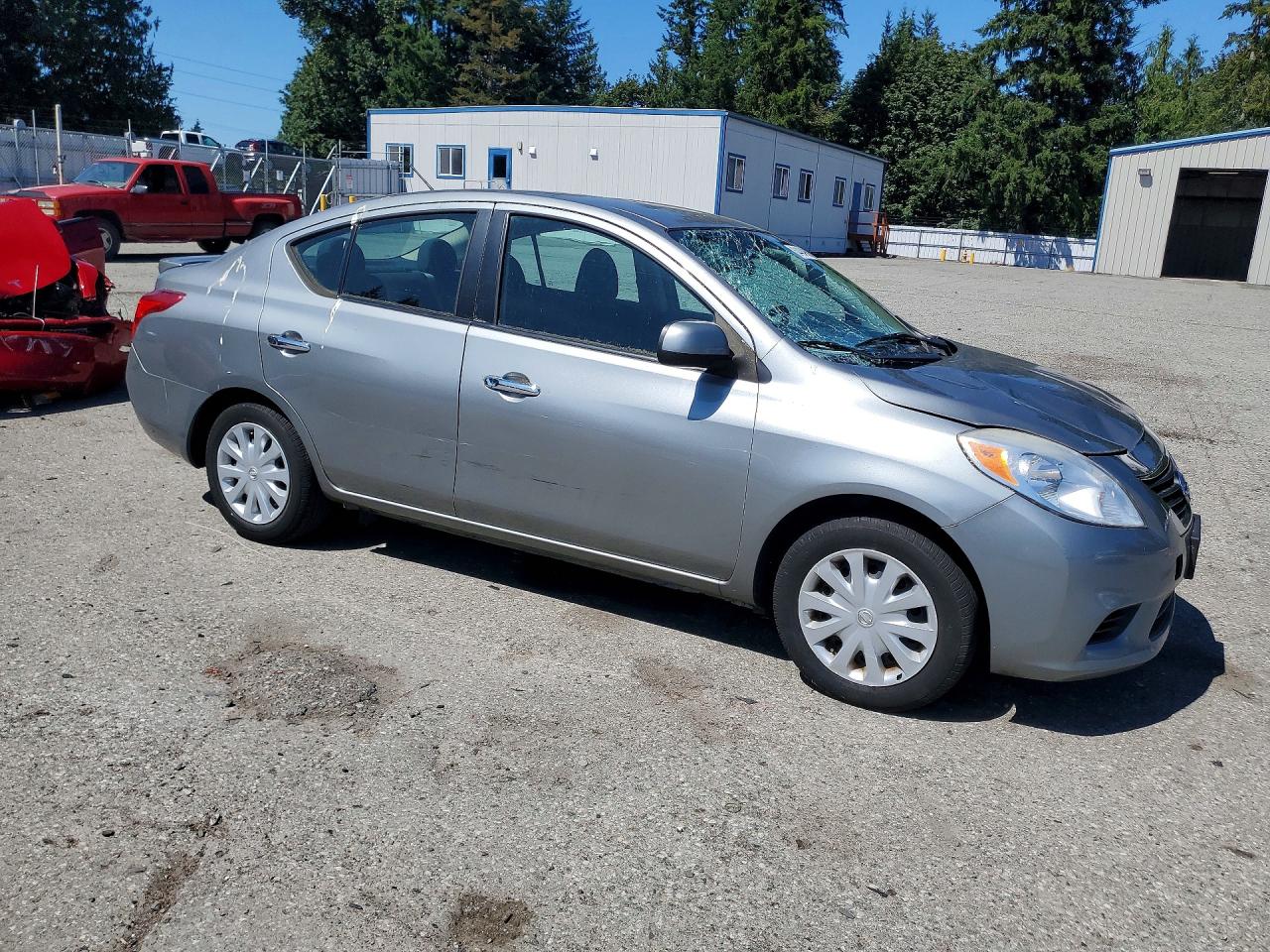 2013 Nissan Versa 1.6 S Gray vin: 3N1CN7APXDL865833