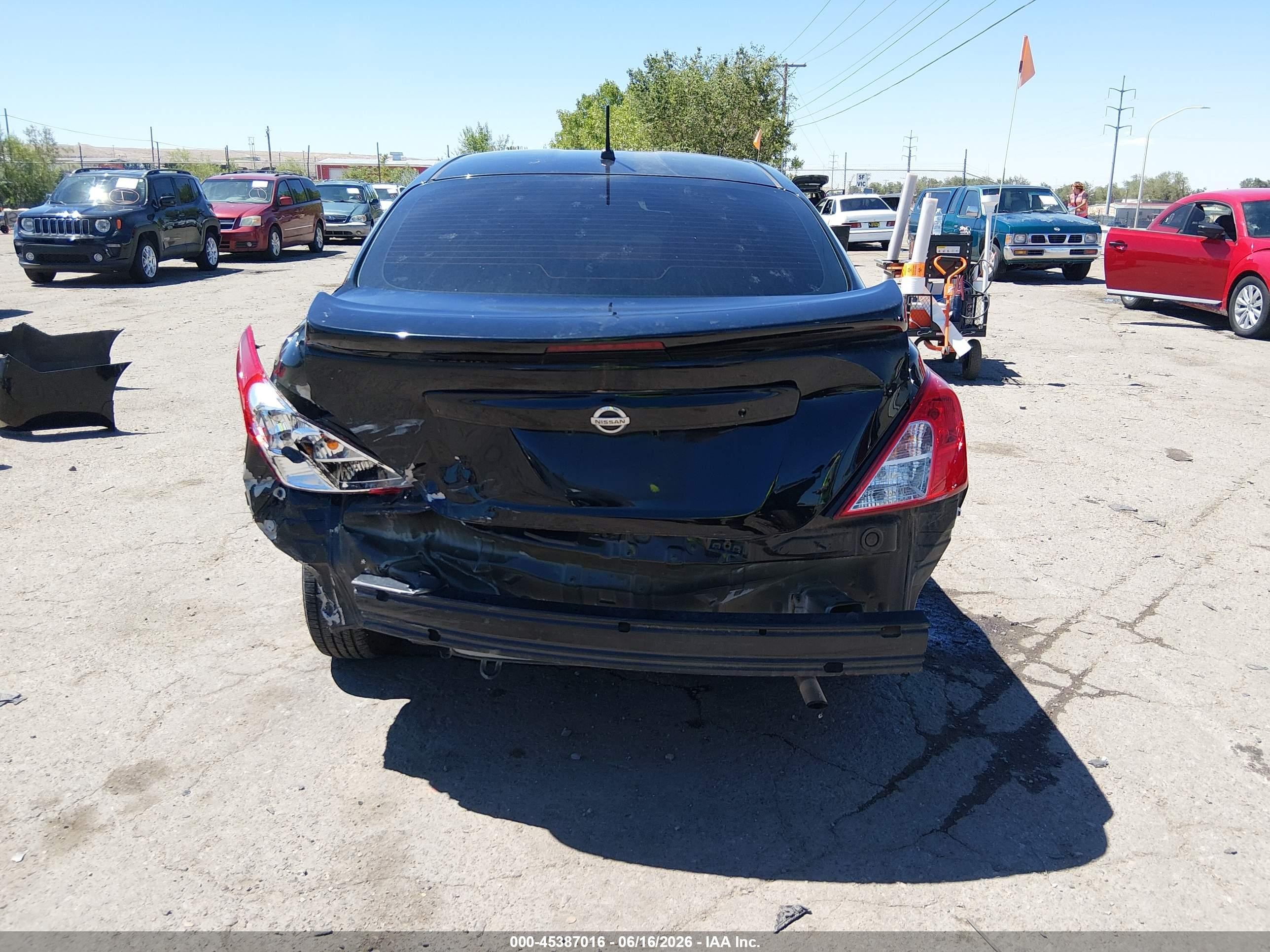 2013 Nissan Versa 1.6 S Black vin: 3N1CN7APXDL866237