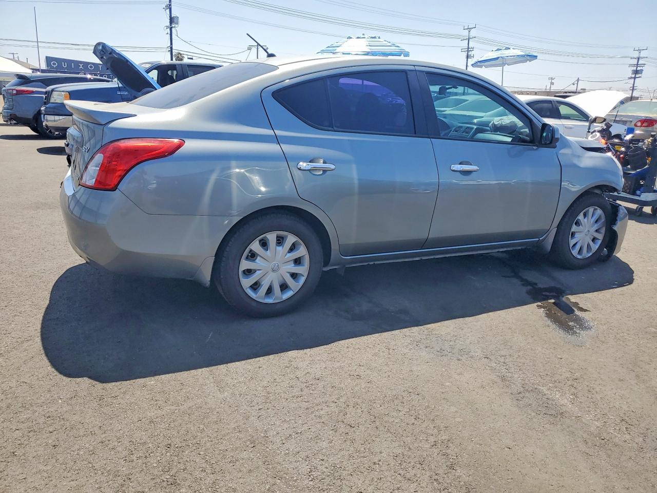2013 Nissan Versa 1.6 S Gray vin: 3N1CN7APXDL874807