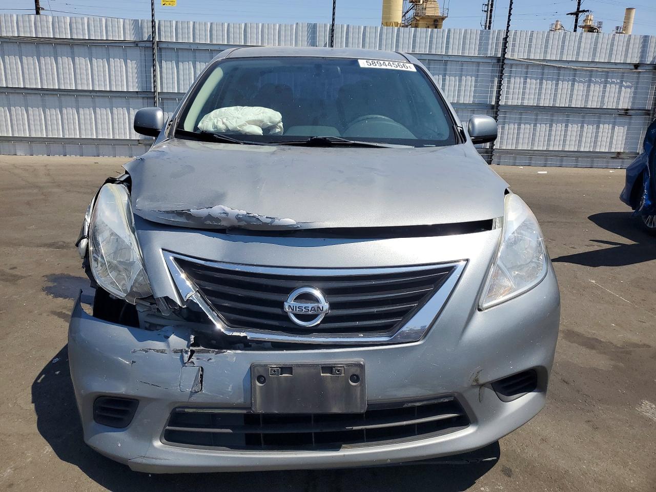2013 Nissan Versa 1.6 S Gray vin: 3N1CN7APXDL874807