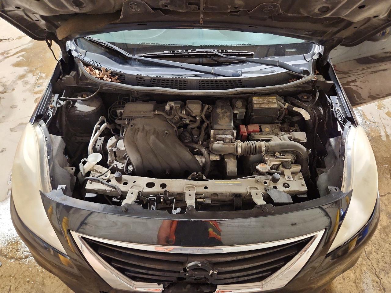 2013 Nissan Versa 1.6 S Black vin: 3N1CN7APXDL880686