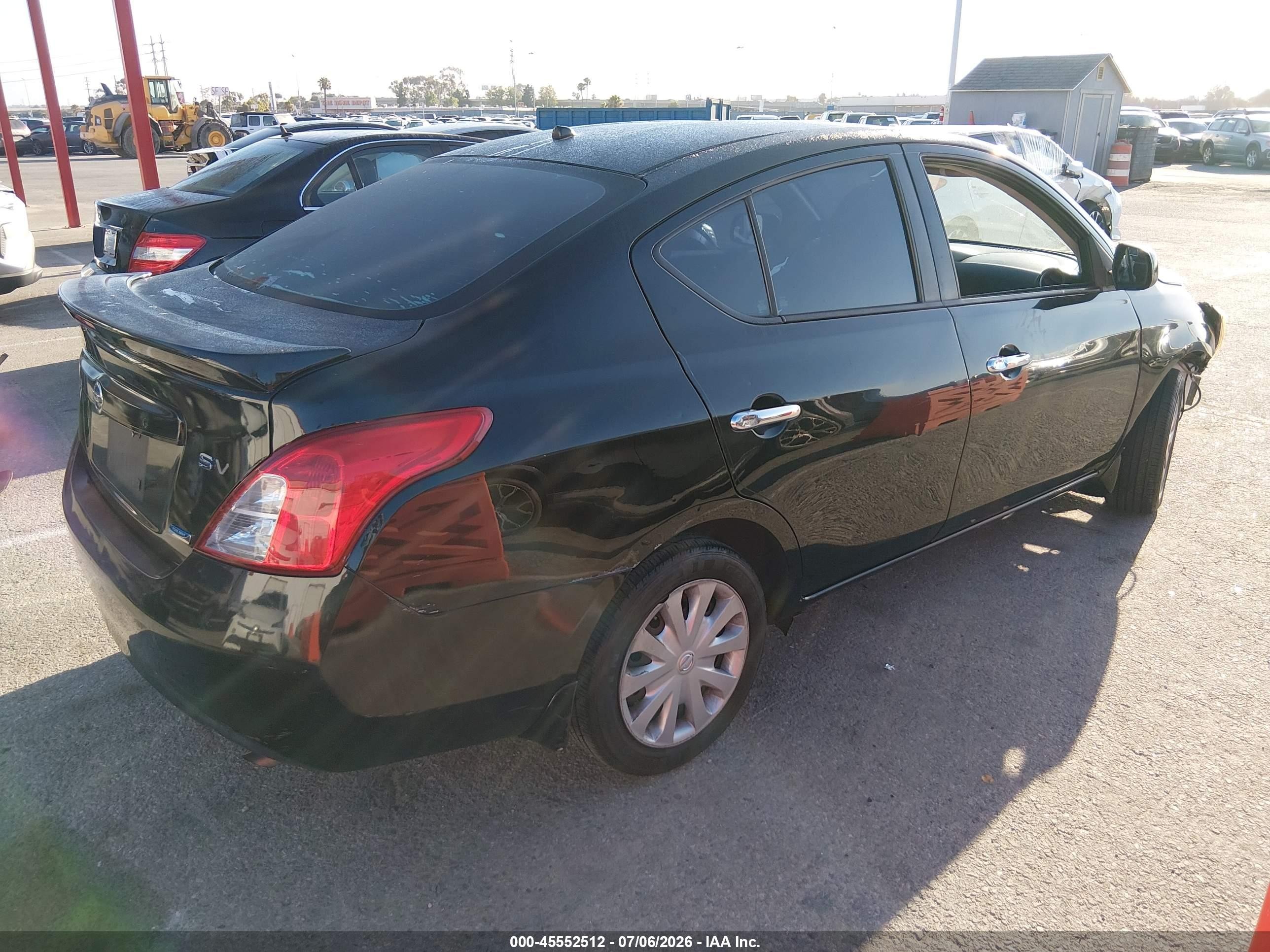 2013 Nissan Versa 1.6 Sv Black vin: 3N1CN7APXDL887699