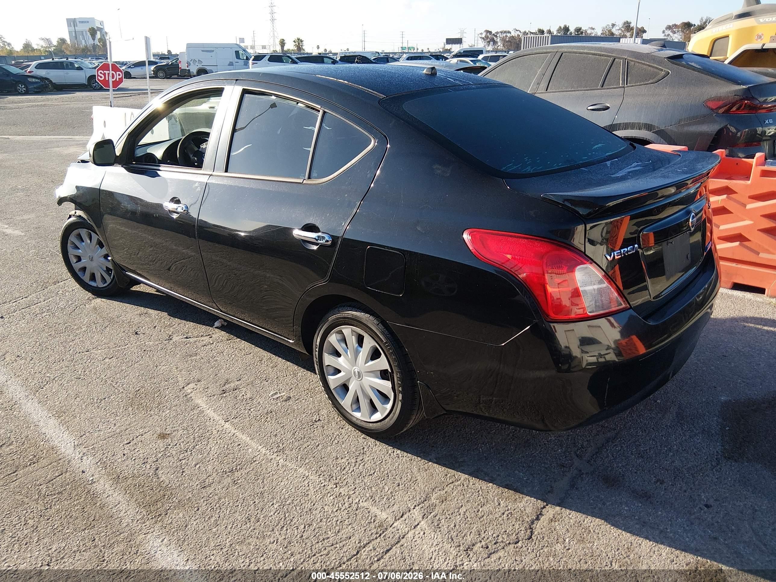 2013 Nissan Versa 1.6 Sv Black vin: 3N1CN7APXDL887699