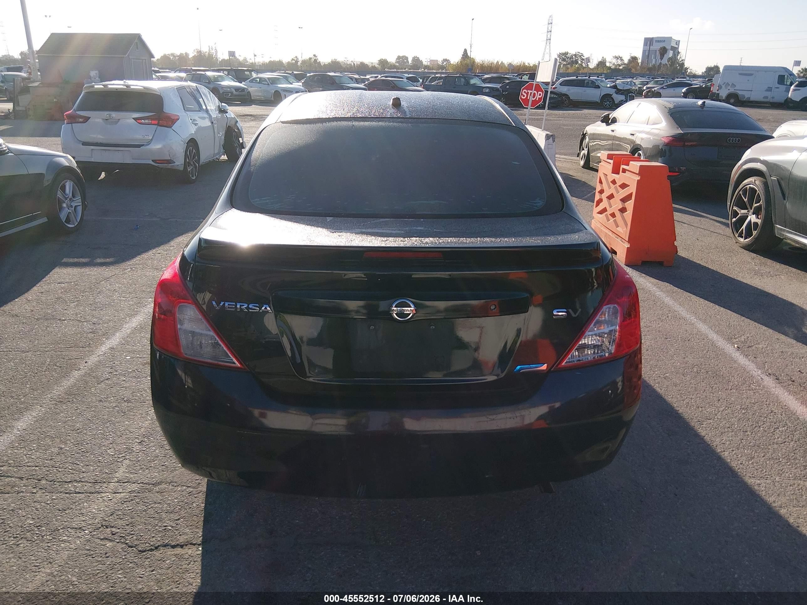 2013 Nissan Versa 1.6 Sv Black vin: 3N1CN7APXDL887699