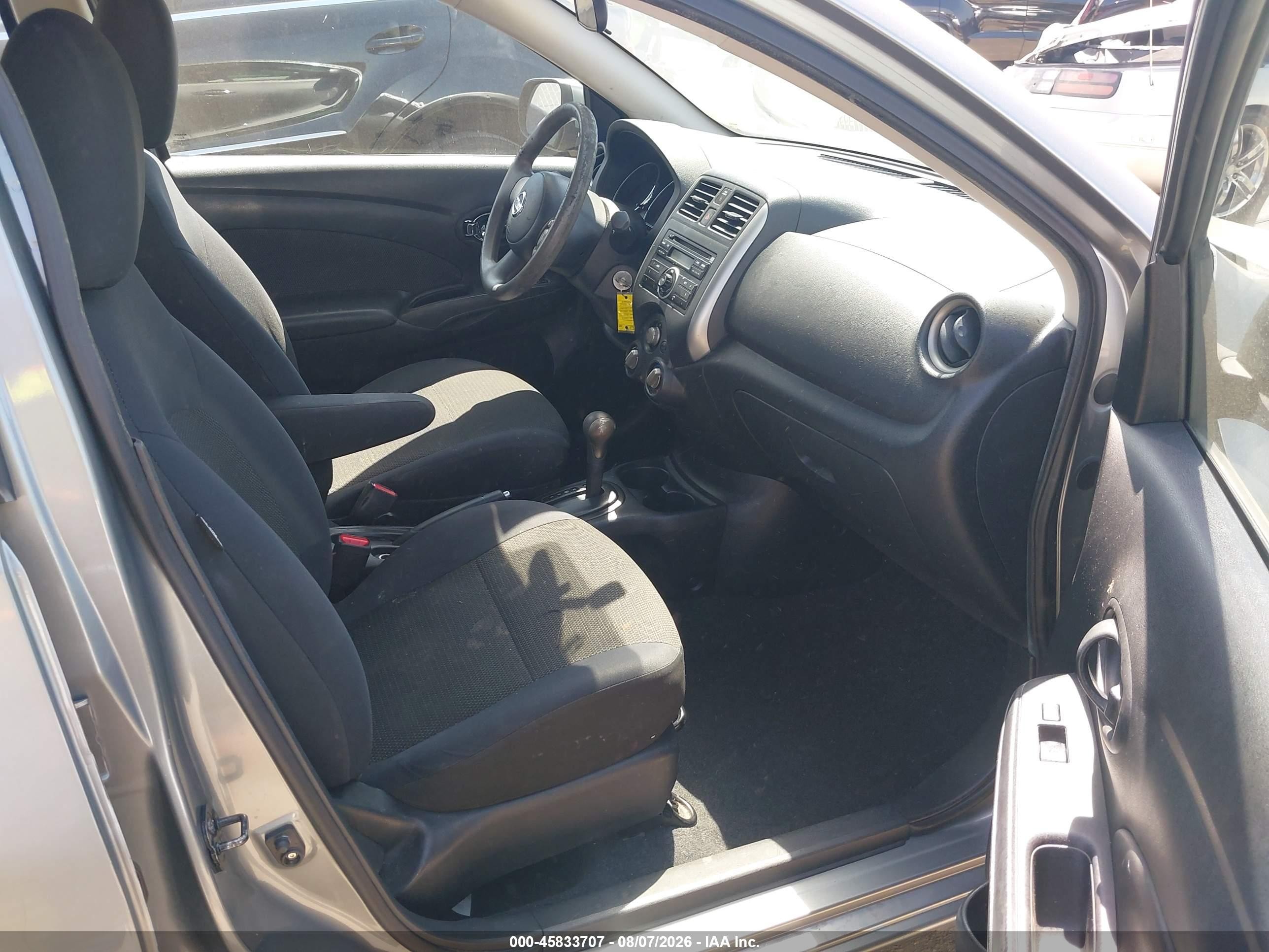 2013 Nissan Versa 1.6 Sv Gray vin: 3N1CN7APXDL889629