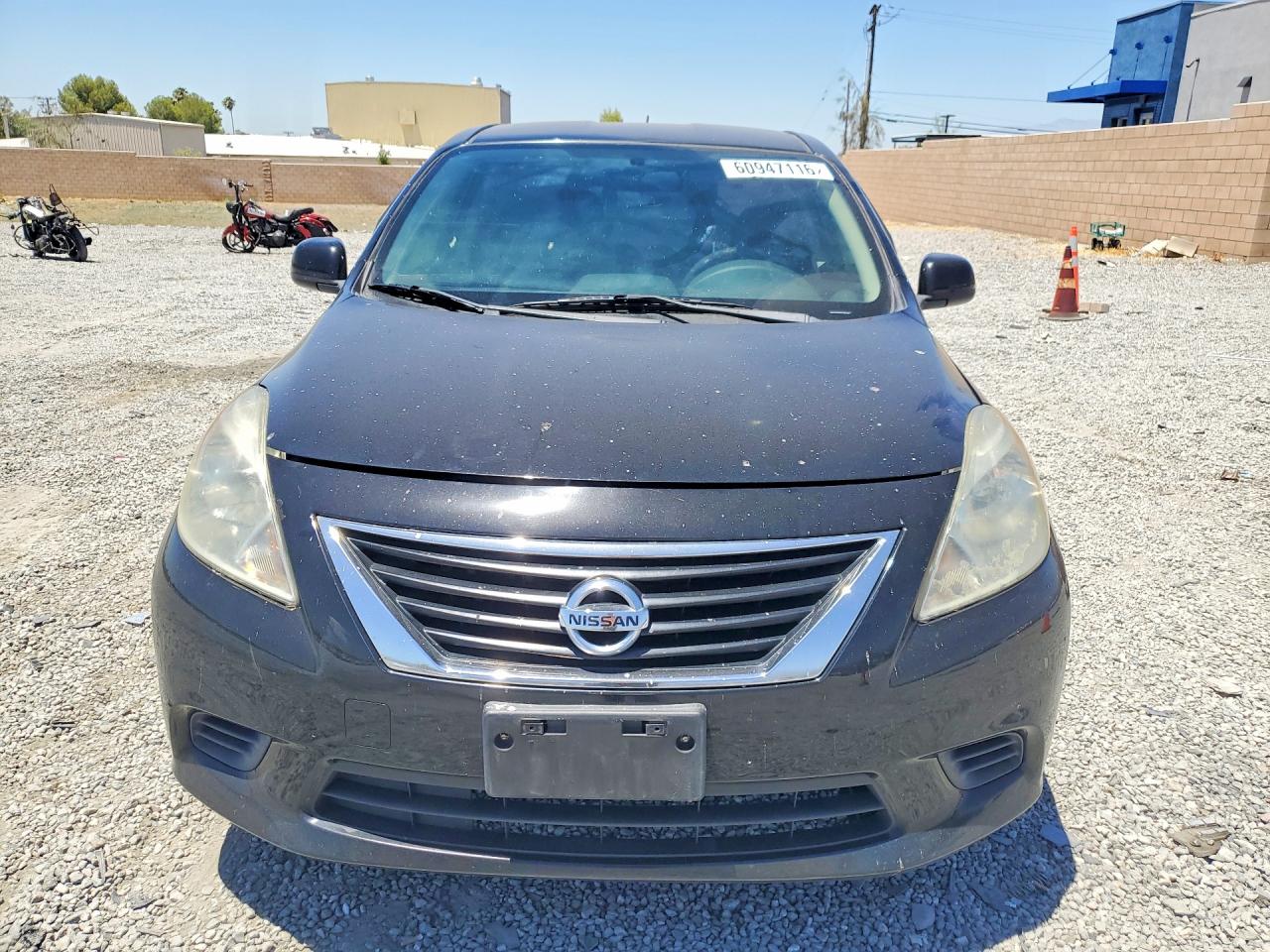 2013 Nissan Versa 1.6 S Black vin: 3N1CN7APXDL891848