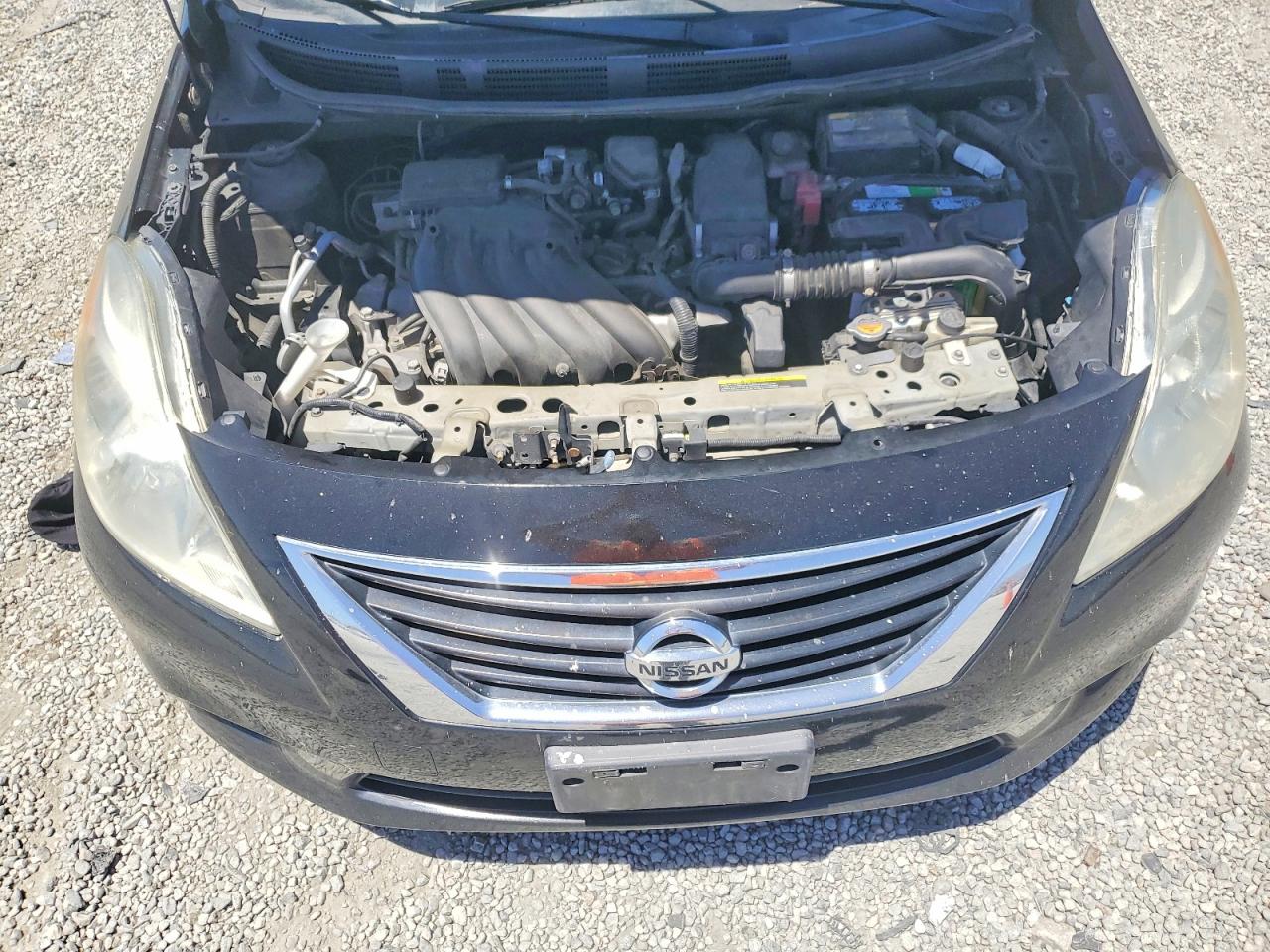 2013 Nissan Versa 1.6 S Black vin: 3N1CN7APXDL891848