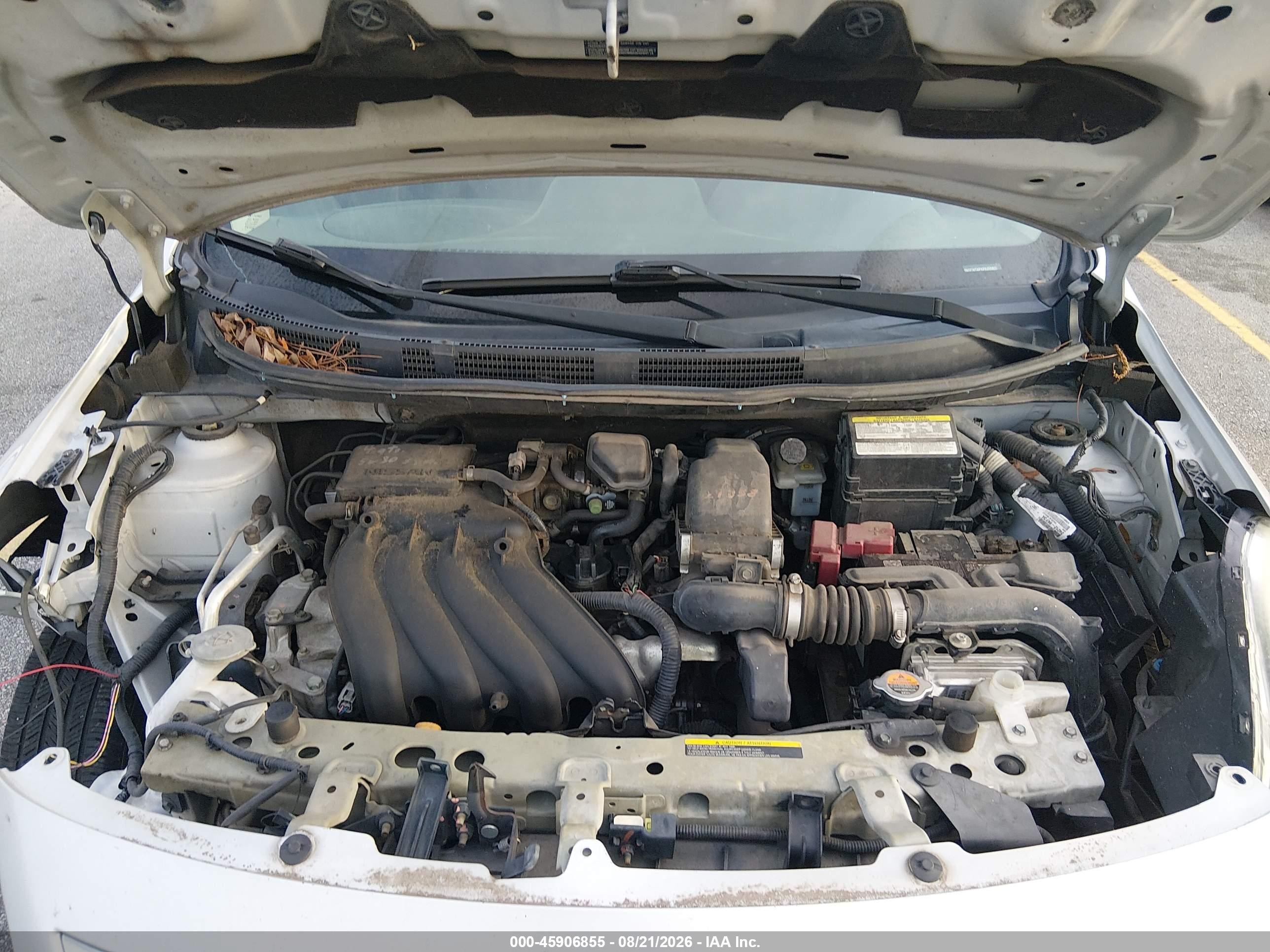2014 Nissan Versa 1.6 Sv Silver vin: 3N1CN7APXEK455802
