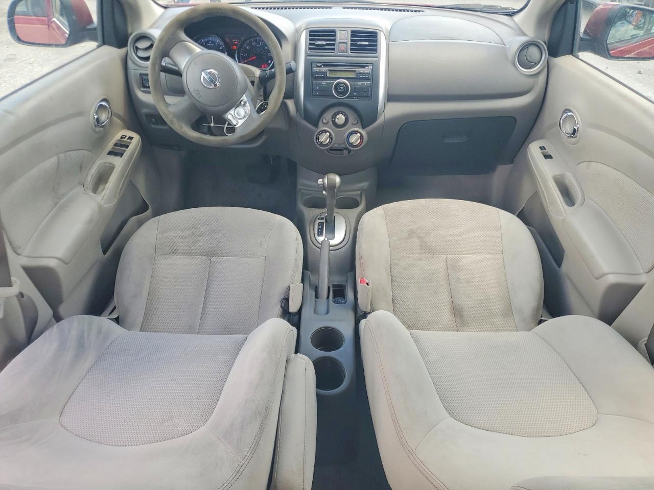 2014 Nissan Versa Red vin: 3N1CN7APXEK461390