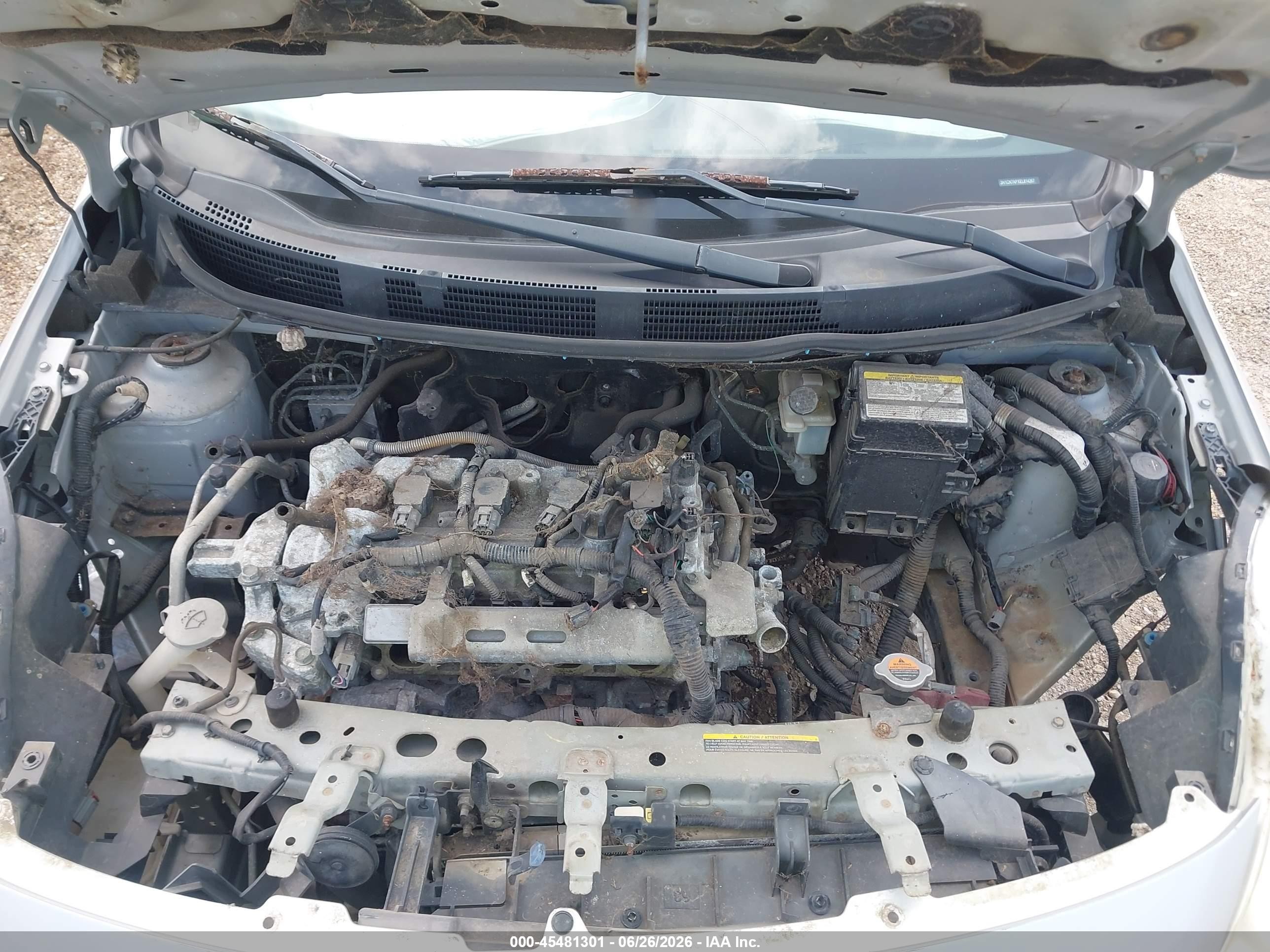 2014 Nissan Versa 1.6 Sv Gray vin: 3N1CN7APXEL814267