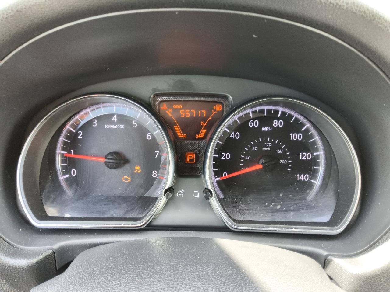 2014 Nissan Versa 1.6 S Silver vin: 3N1CN7APXEL829237 Damage: Warning Light - Engine, On, Unacceptable