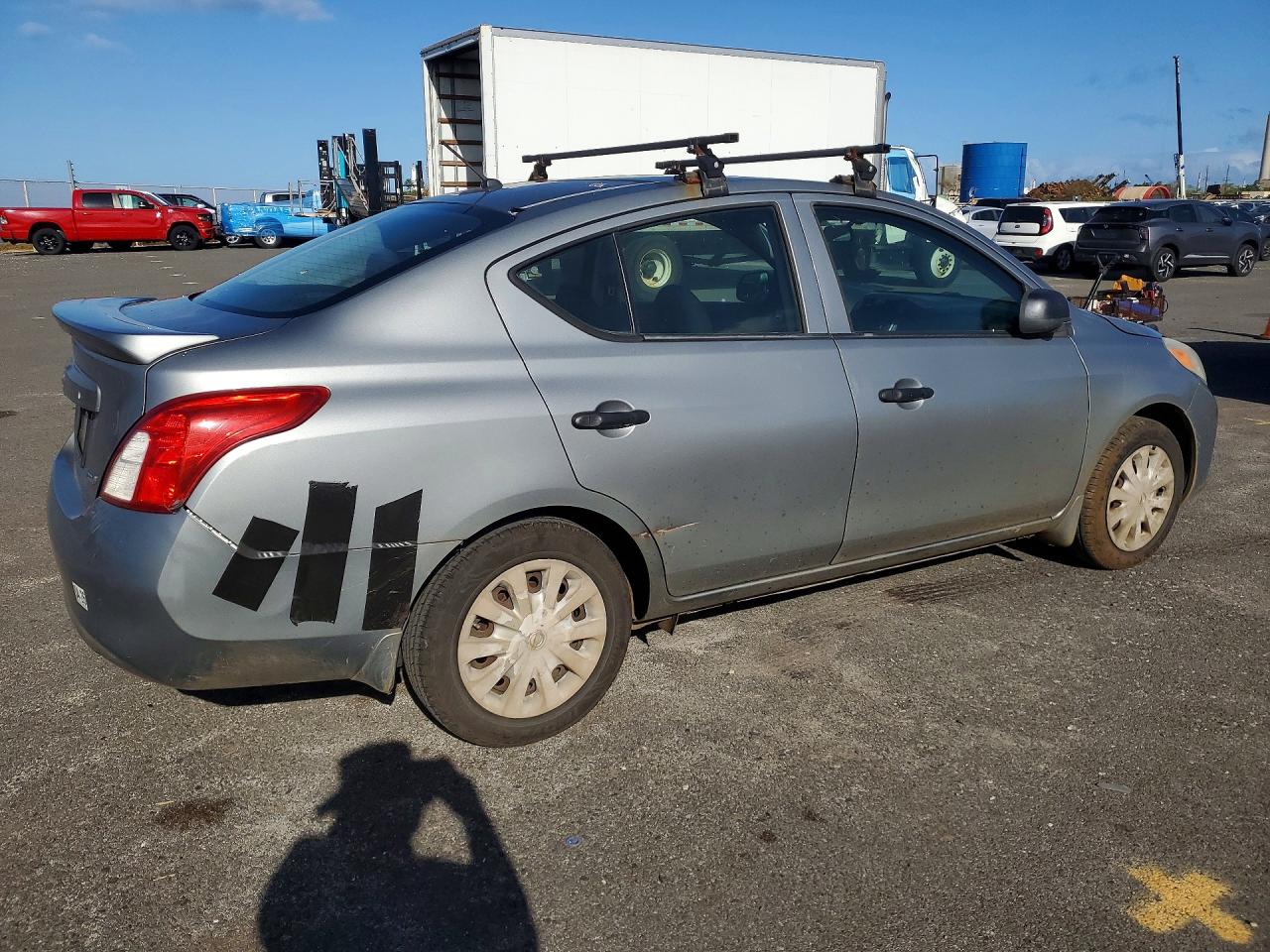 2014 Nissan Versa 1.6 S Plus Silver vin: 3N1CN7APXEL838696