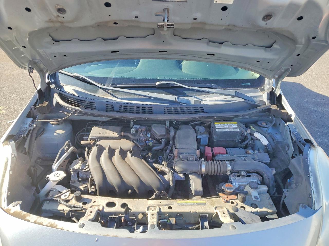 2014 Nissan Versa 1.6 S Plus Silver vin: 3N1CN7APXEL838696