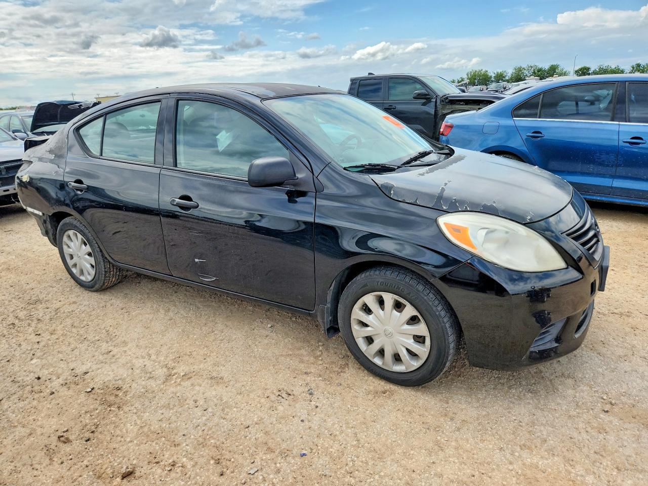 2014 Nissan Versa 1.6 S Plus Black vin: 3N1CN7APXEL855031