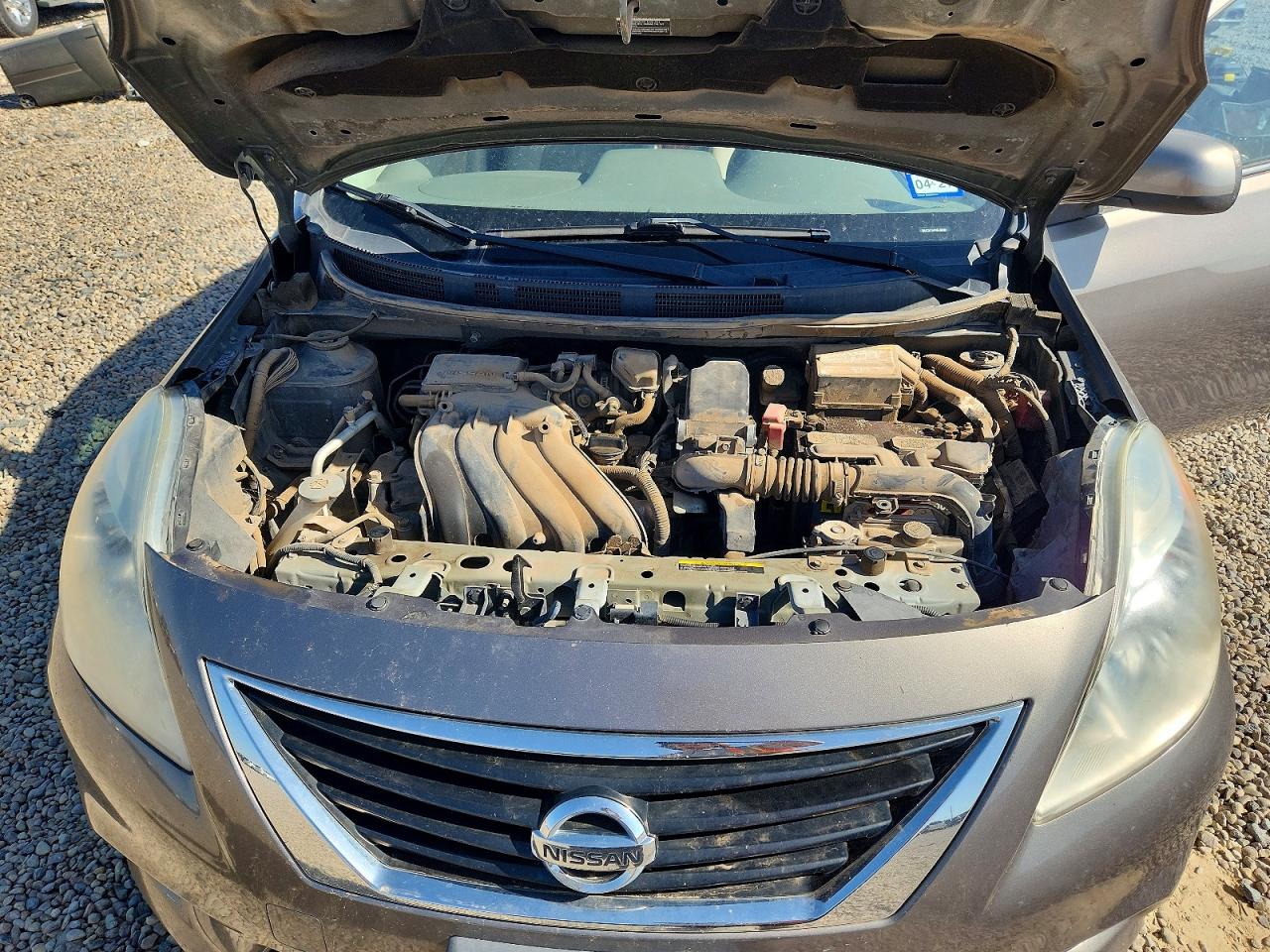 2014 Nissan Versa 1.6 Sl Серый vin: 3N1CN7APXEL861850