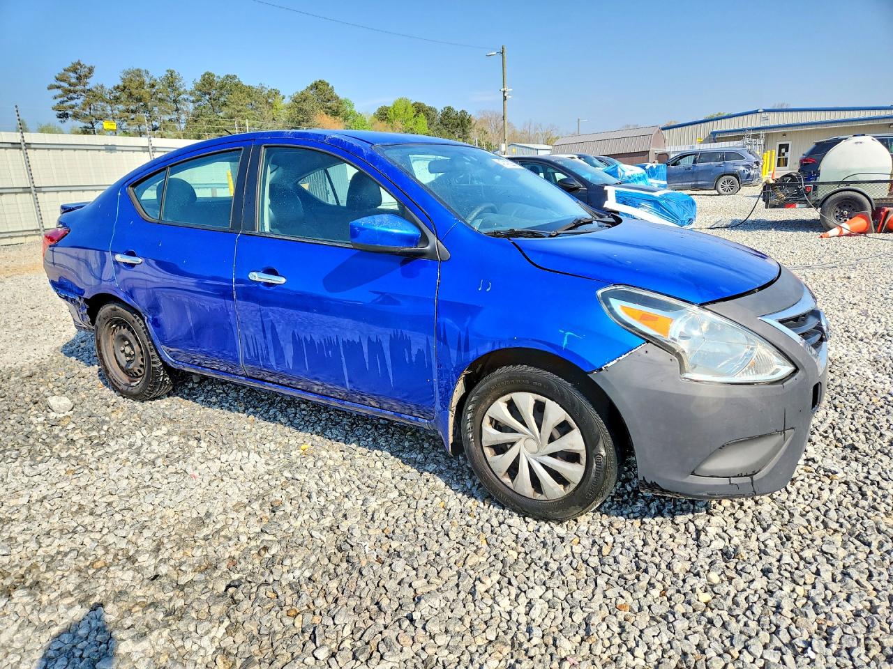 2015 Nissan Versa 1.6 Sv Blue vin: 3N1CN7APXFL815792
